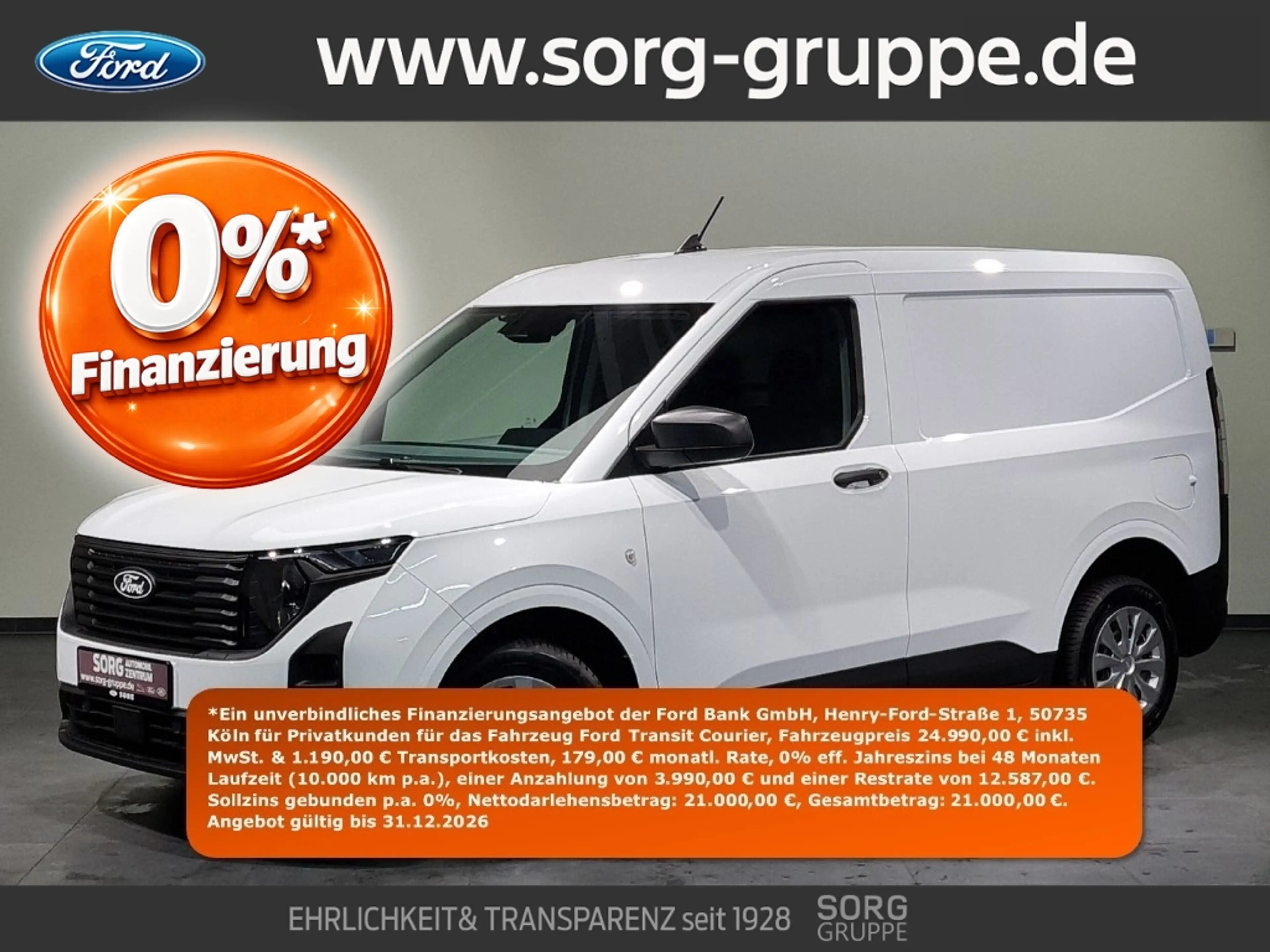 Ford Transit Courier Trend Kasten-LKW Diesel "GJR"