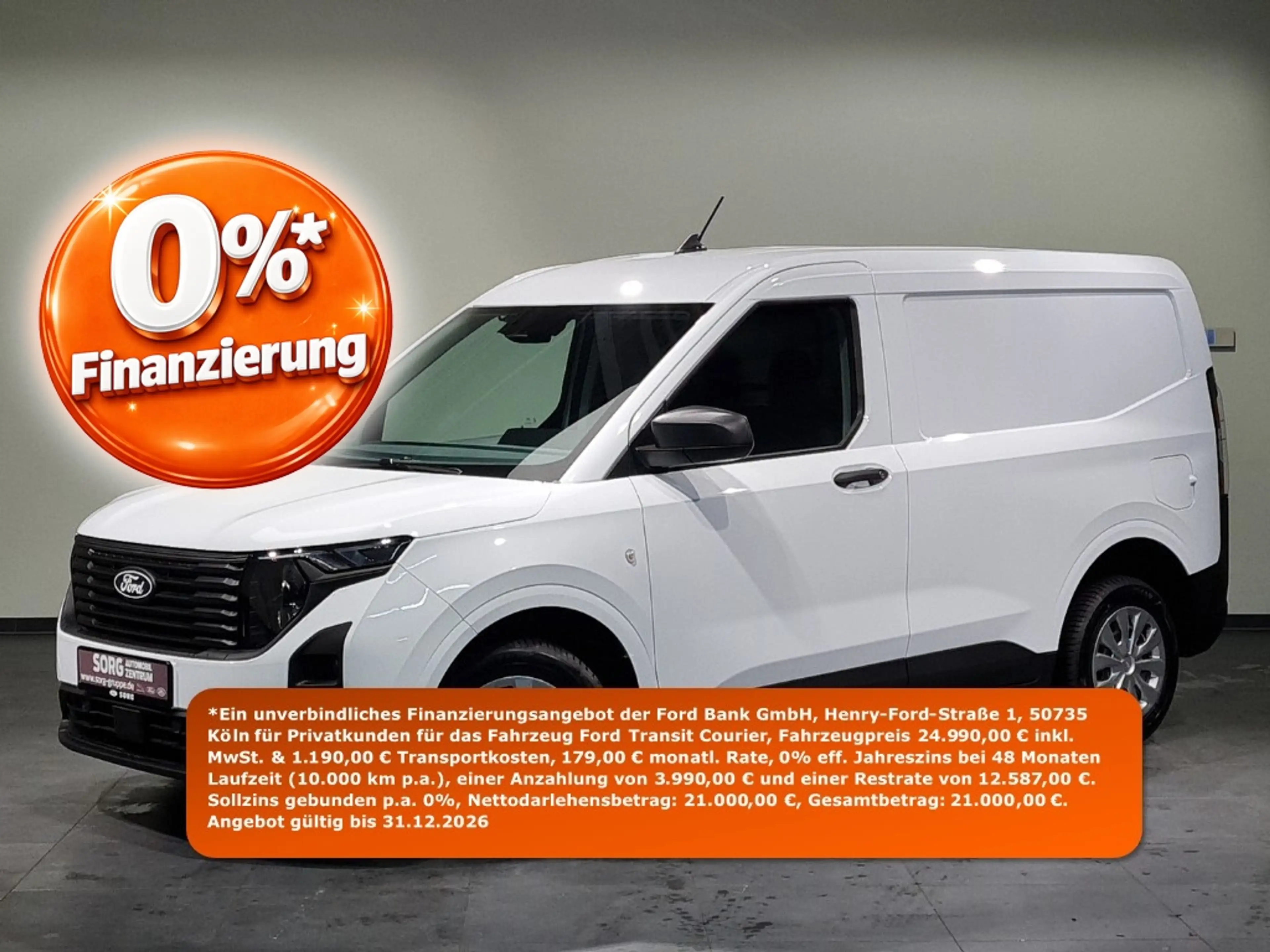 Ford Transit Courier Trend Kasten-LKW Diesel "GJR" — photo 13