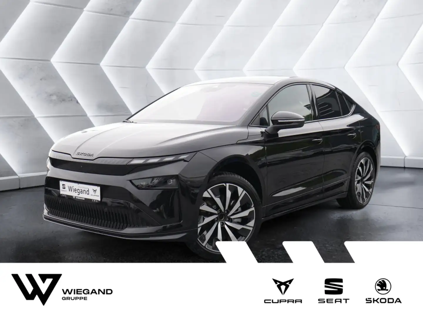 Skoda Enyaq Coupé 85 Sportline Schwarz - 1