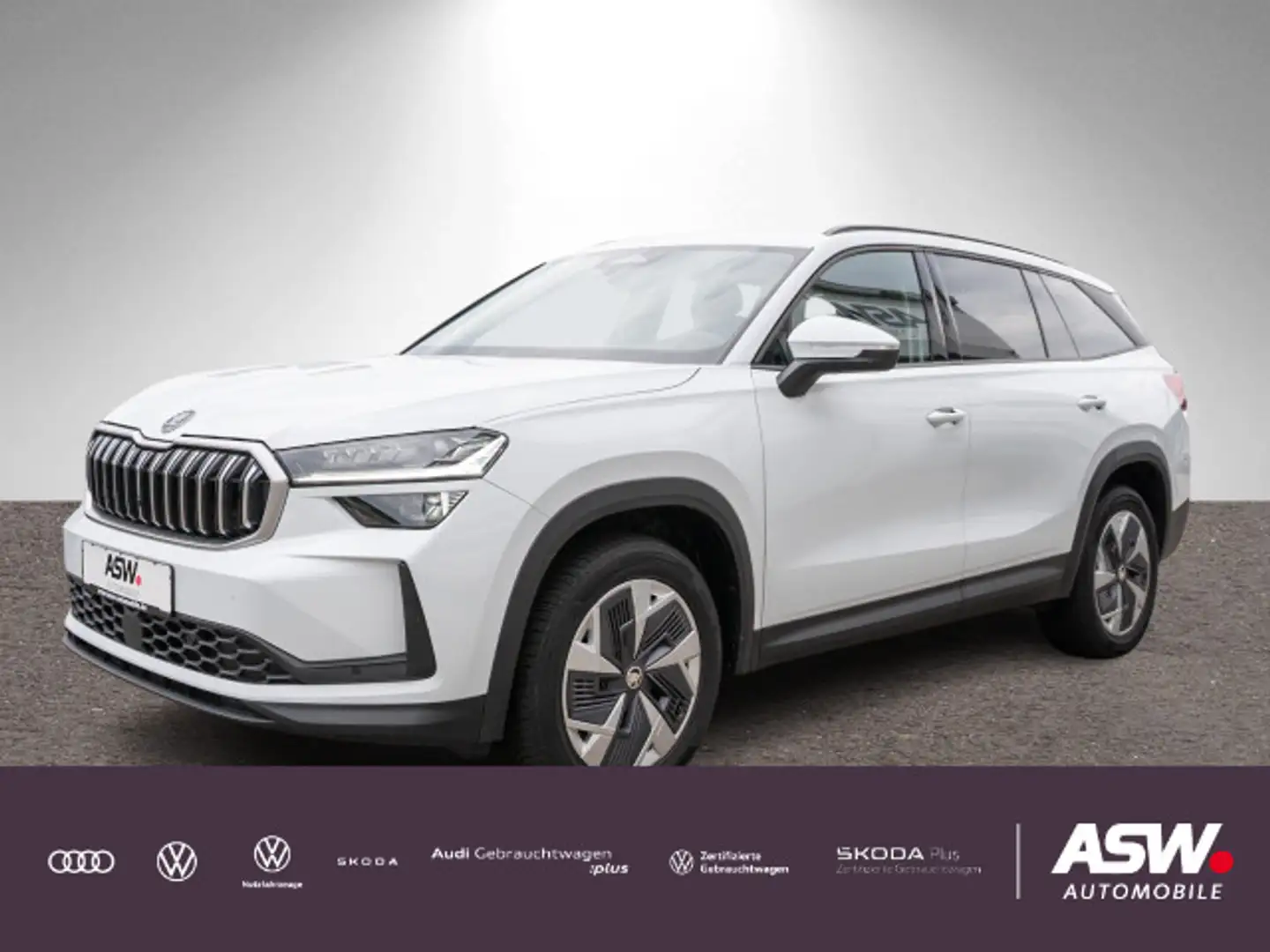 Skoda Kodiaq Selection 4x4 2.0TDI DSG LED Navi RFK AHK Weiß - 1