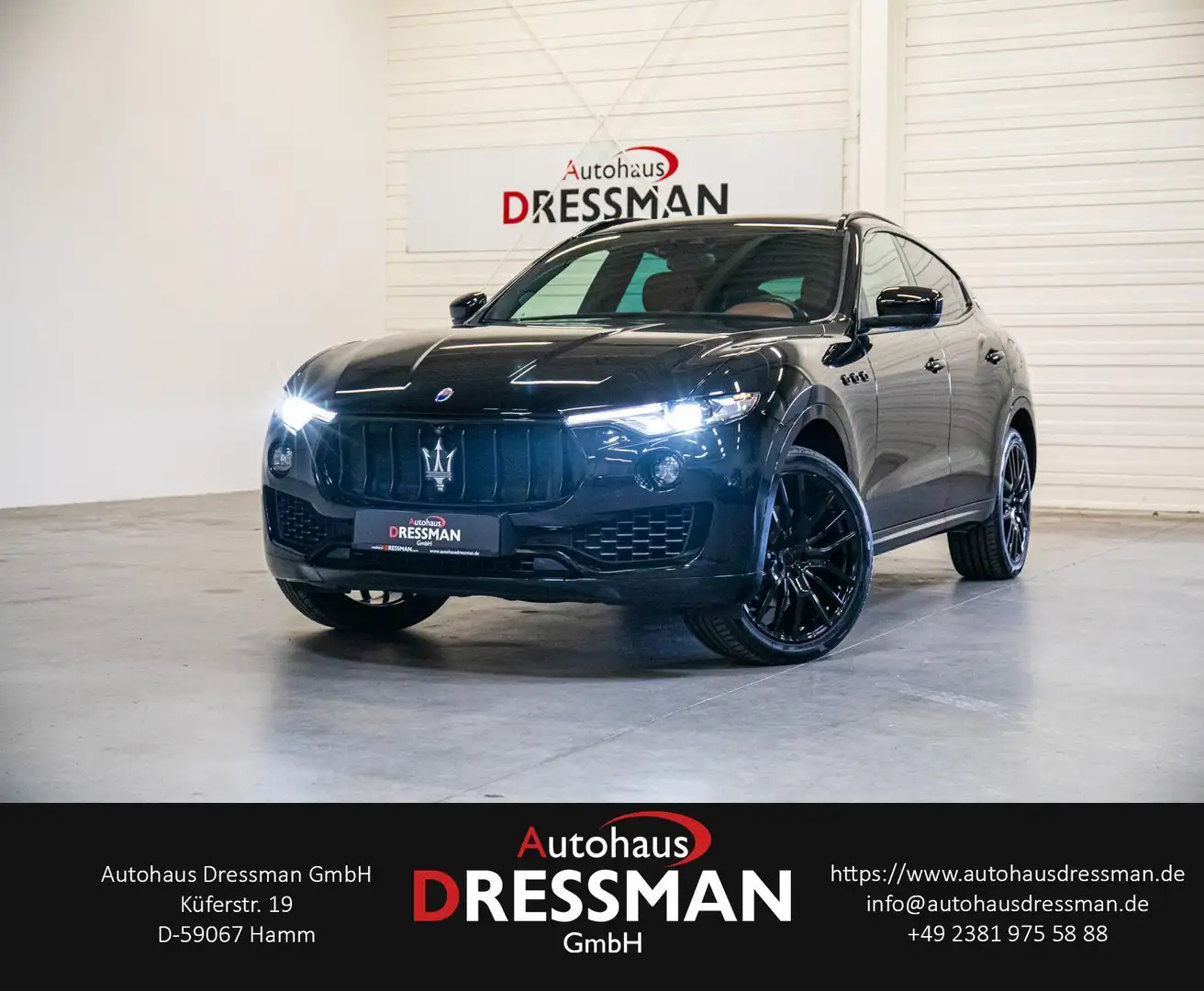 Maserati Levante Diesel GranLusso PANO BOWERS & WILKINS Noir - 1