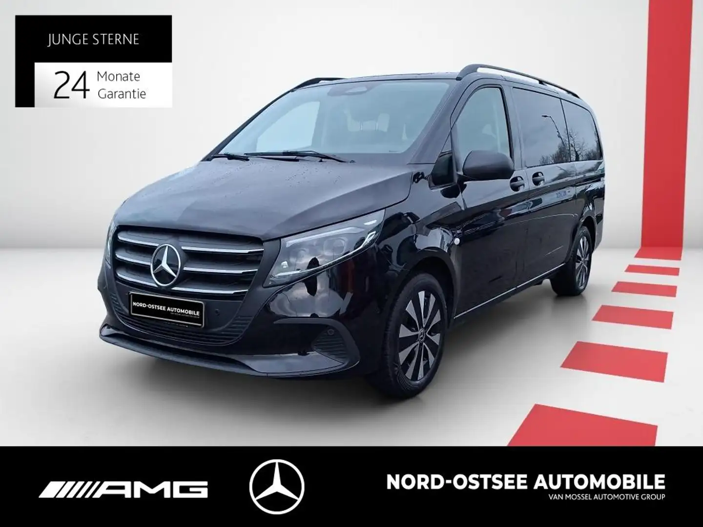 Mercedes-Benz Vito 116 TOURER SELECT LED AHK 2,5T 2XKLIMA NAVI Schwarz - 1