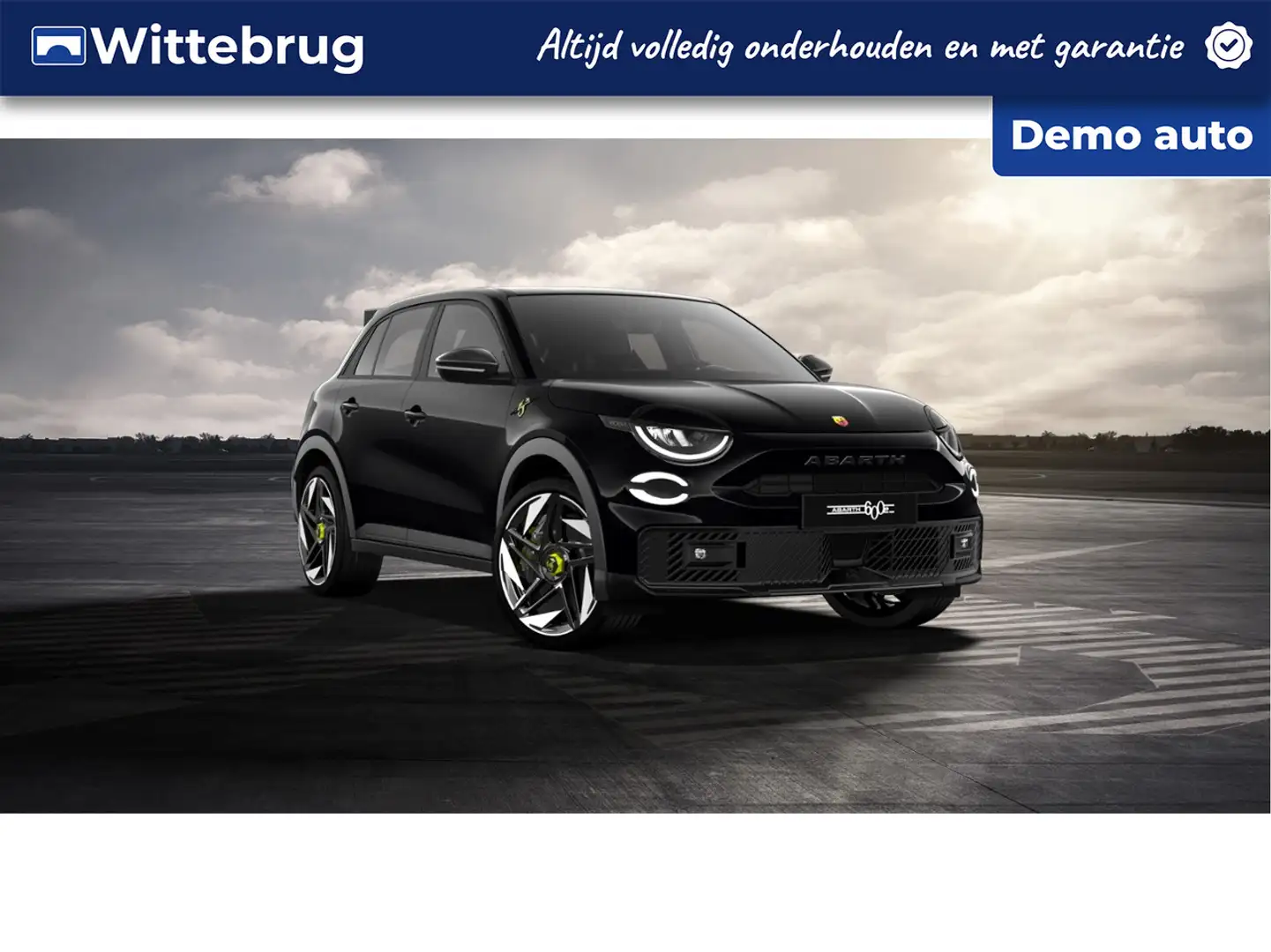 Fiat 600e Abarth Turismo 54 kWh | 240 pk | Černá - 1