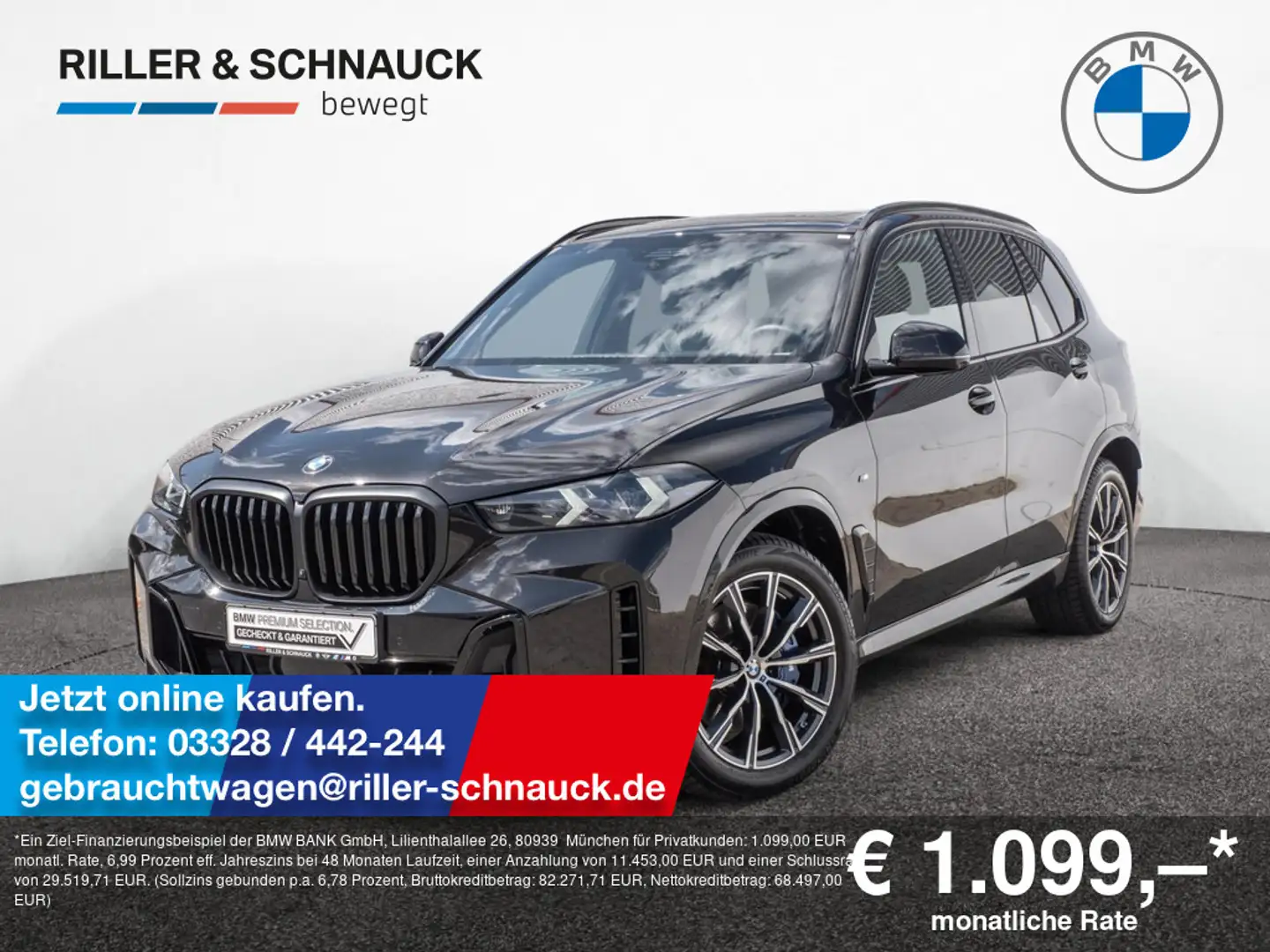 BMW X5 xDrive 30d M-Sport Pro LUTFEDERUNG+STANDHZ Schwarz - 1