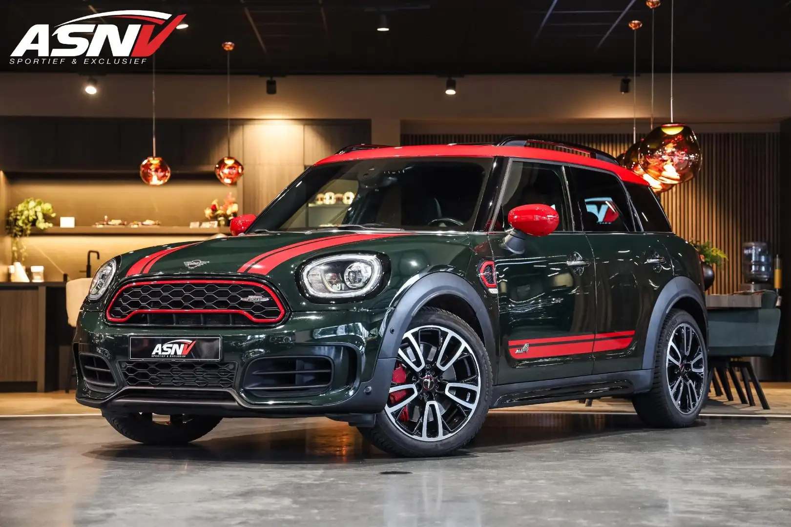 MINI John Cooper Works Countryman 2.0 ALL4, 306 PK, JCW/Seats, Pano/Dak, Rebel/Green Groen - 1