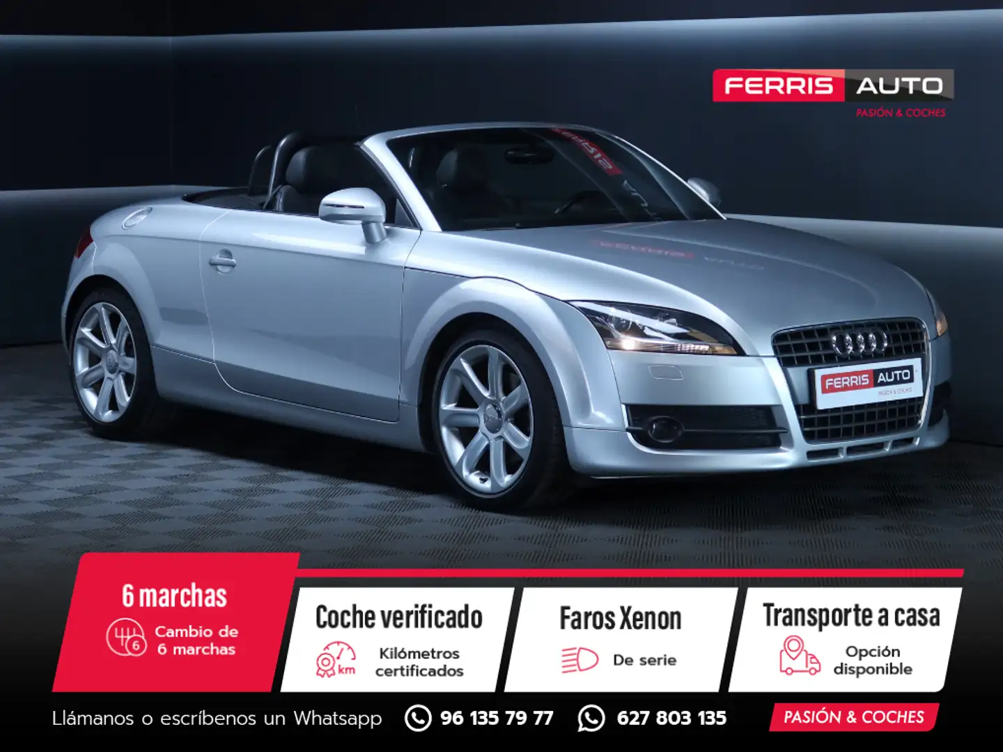 Audi TT Roadster 2.0 TFSI Gris - 1