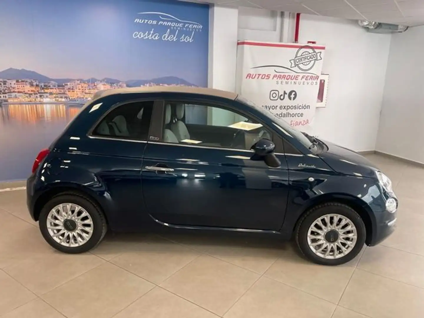Fiat 500C 1.0 Hybrid Dolcevita 52kW Azul - 1
