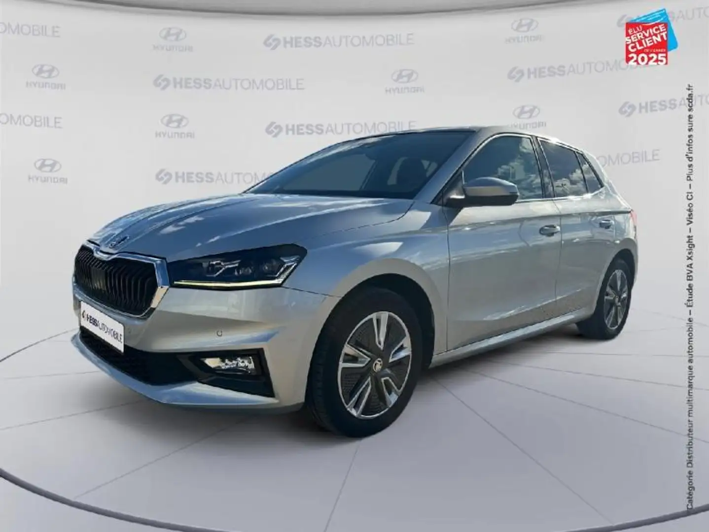 Skoda Fabia 1.0 TSI 110ch Style DSG7 Tpano GPS Camera Carplay Gris - 1