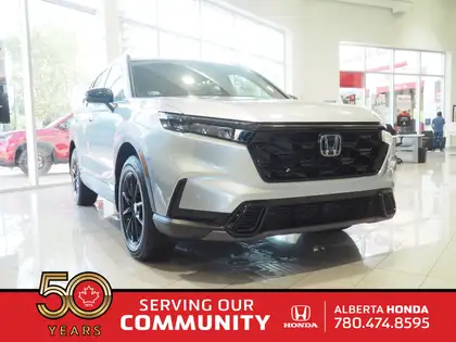 Silver 2026 Honda CR-V Hybrid Sport AWD SUV / Crossover All-Wheel Drive Continuously Variable Transmission