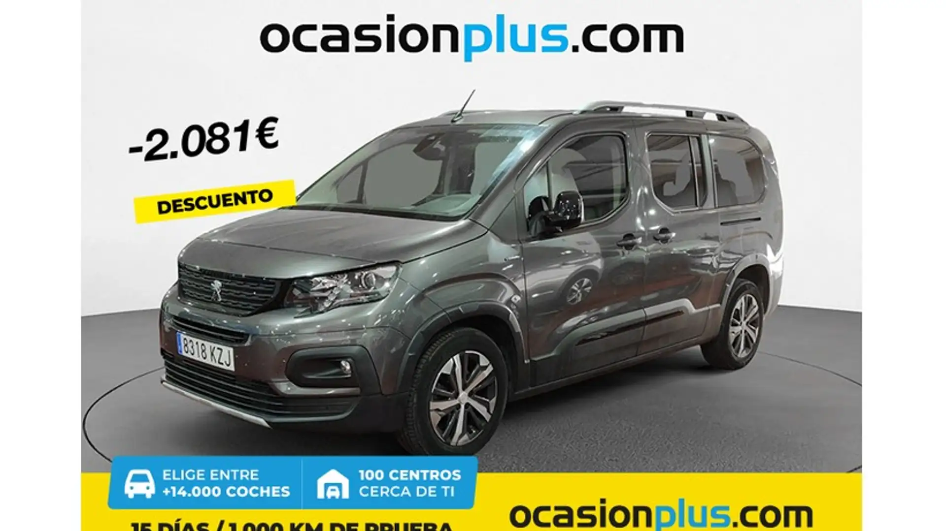 Peugeot Rifter 1.5BlueHDi S&S Long GT Line EAT8 130 Plateado - 1