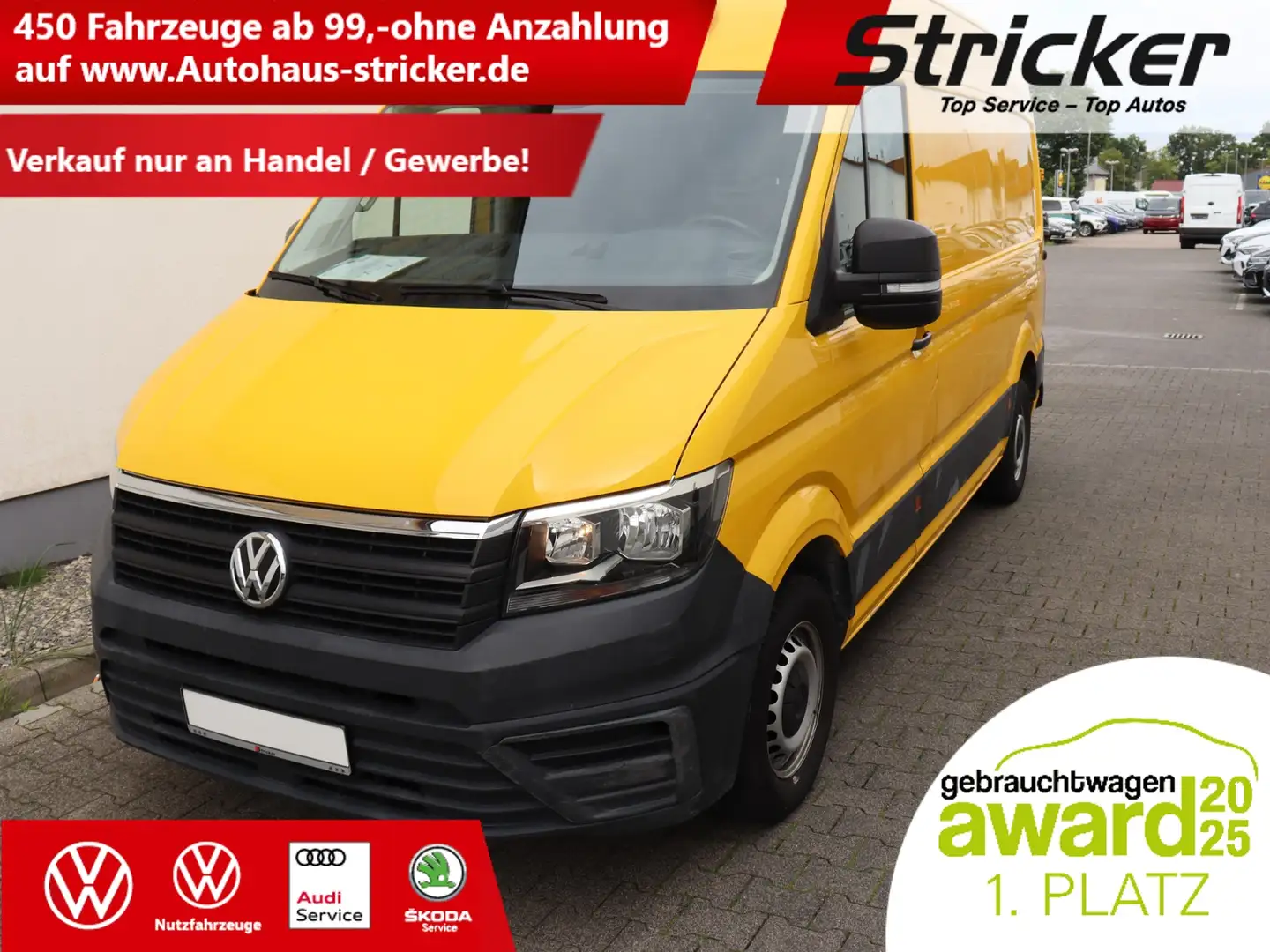 Volkswagen Crafter Kasten Mittlerer Radstand 2.0TDI §$ Gelb - 1