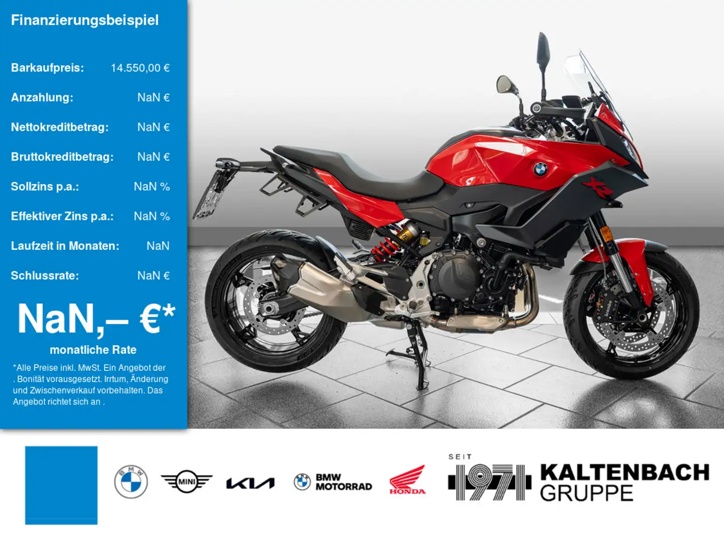BMW F 900 XR KOMFORT-P. DYNAMIC-P. GRIFFHEIZUNG Rood - 1