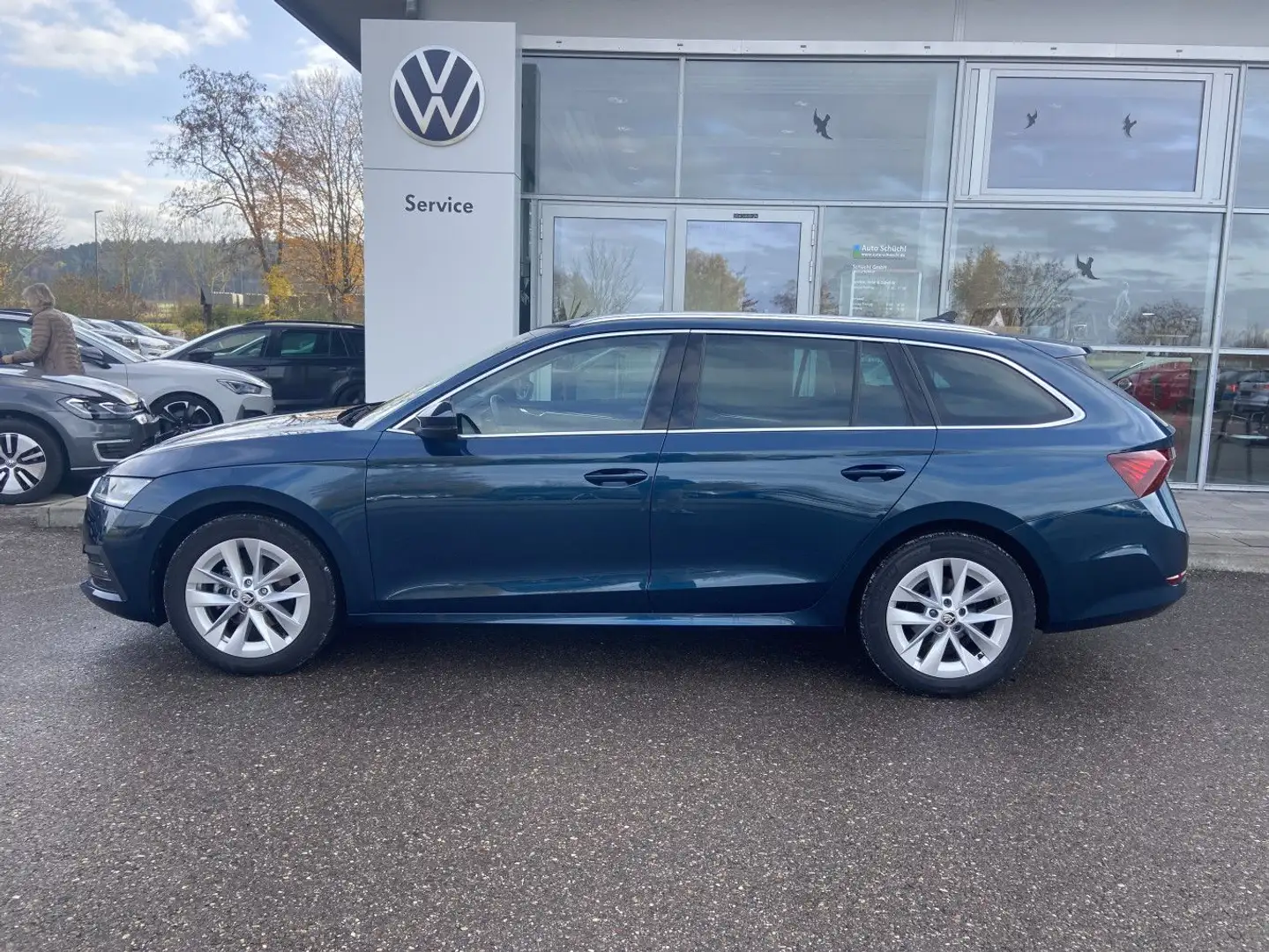 Skoda Octavia Combi 2.0 TDI DSG Style NAVI-COLUMBUS+LE Blau - 2