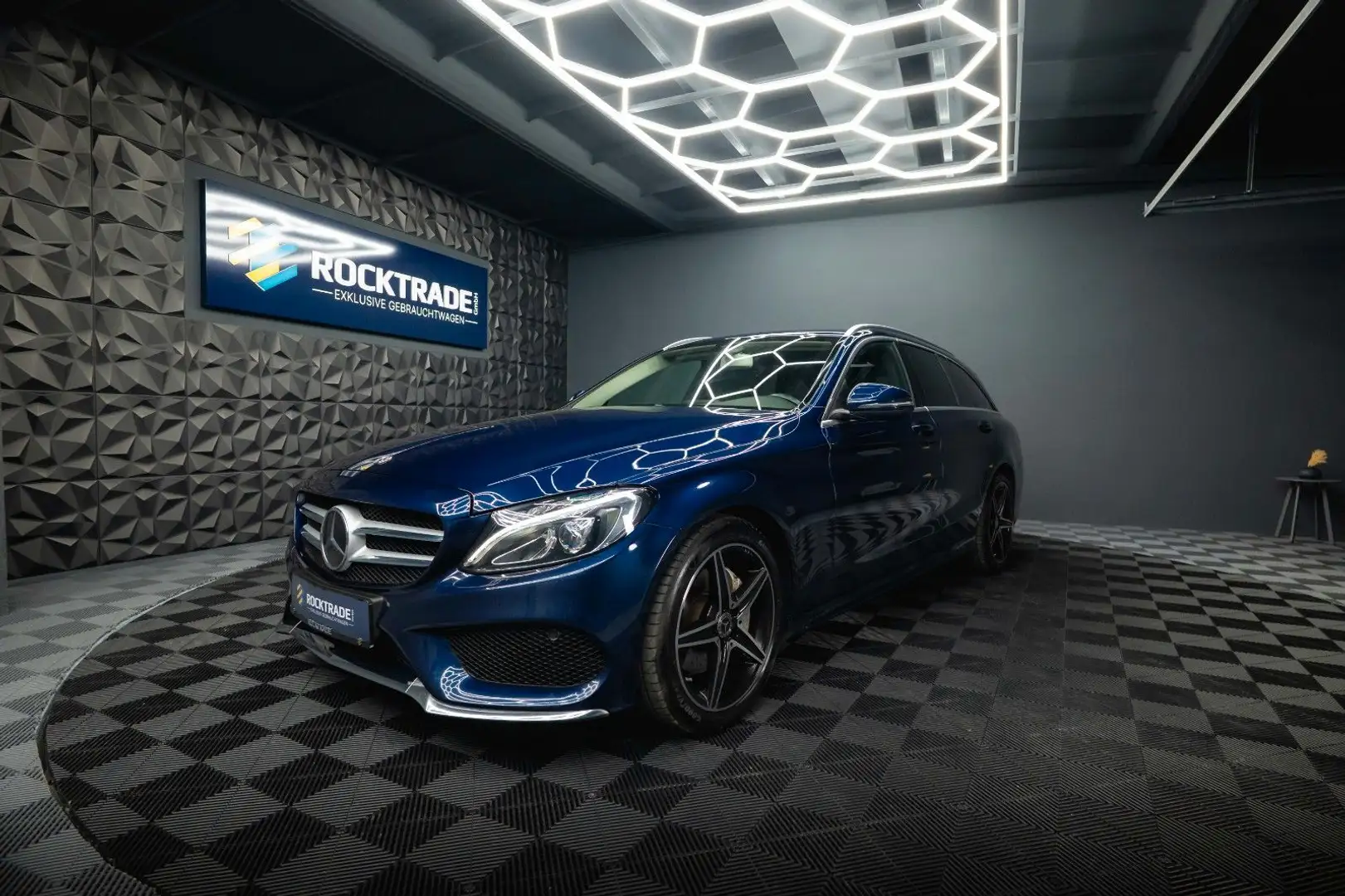 Mercedes-Benz C 220 T BlueTec AMG *LED*ACC*Navi*TÜV Neu*19%* Blau - 1