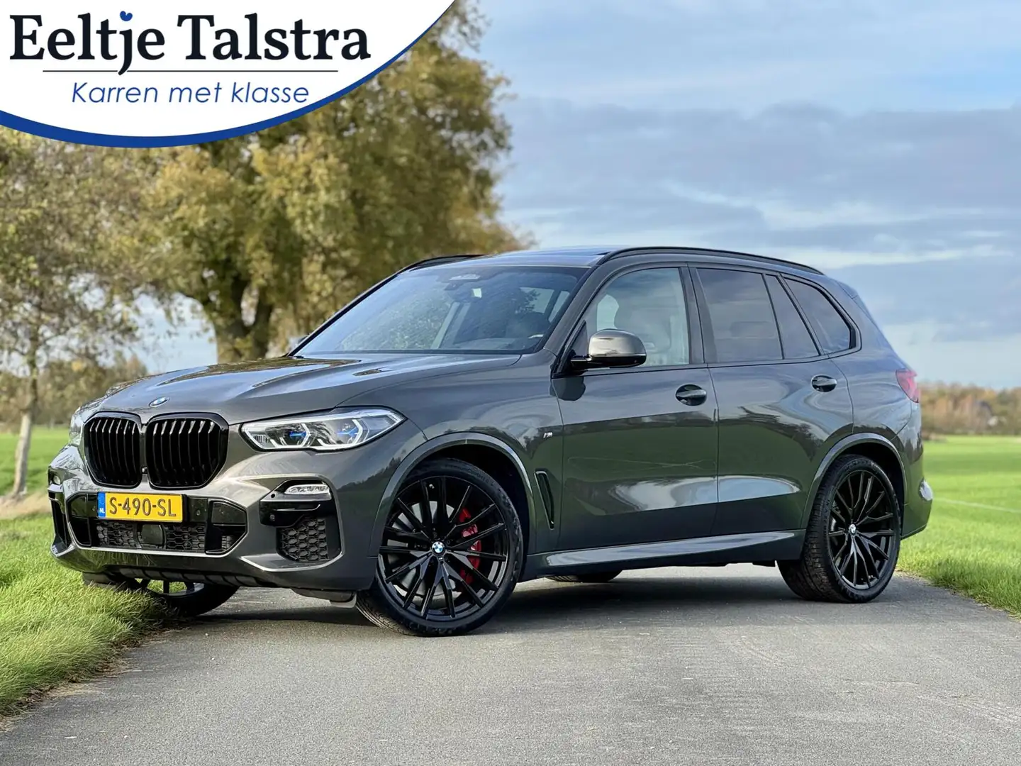 BMW X5 M50i High Executive|M-zetels|Pano|Act. best.|Haak| Gris - 1