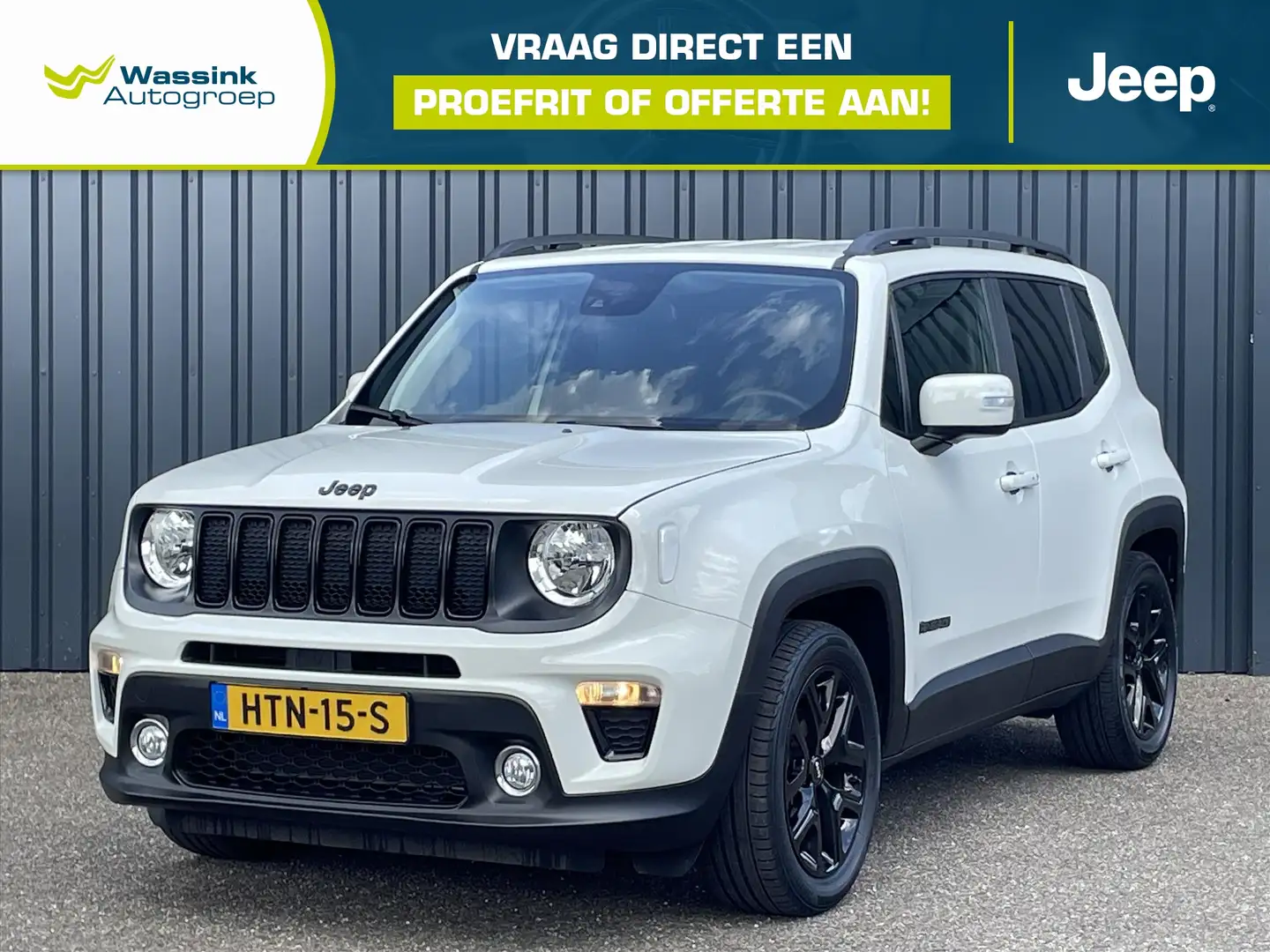 Jeep Renegade 1.0T 120pk Limited Navigatie | Parkeersensoren I C Wit - 1