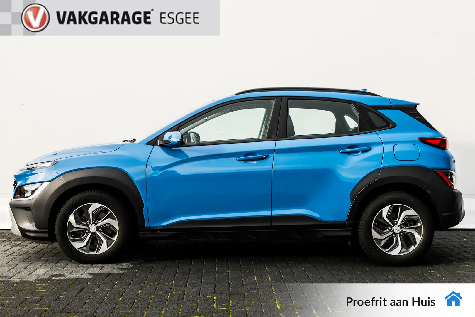 Hyundai KONA 1.6 GDI HEV Comfort | Automaat | Clima | Hybride | Blauw - 2