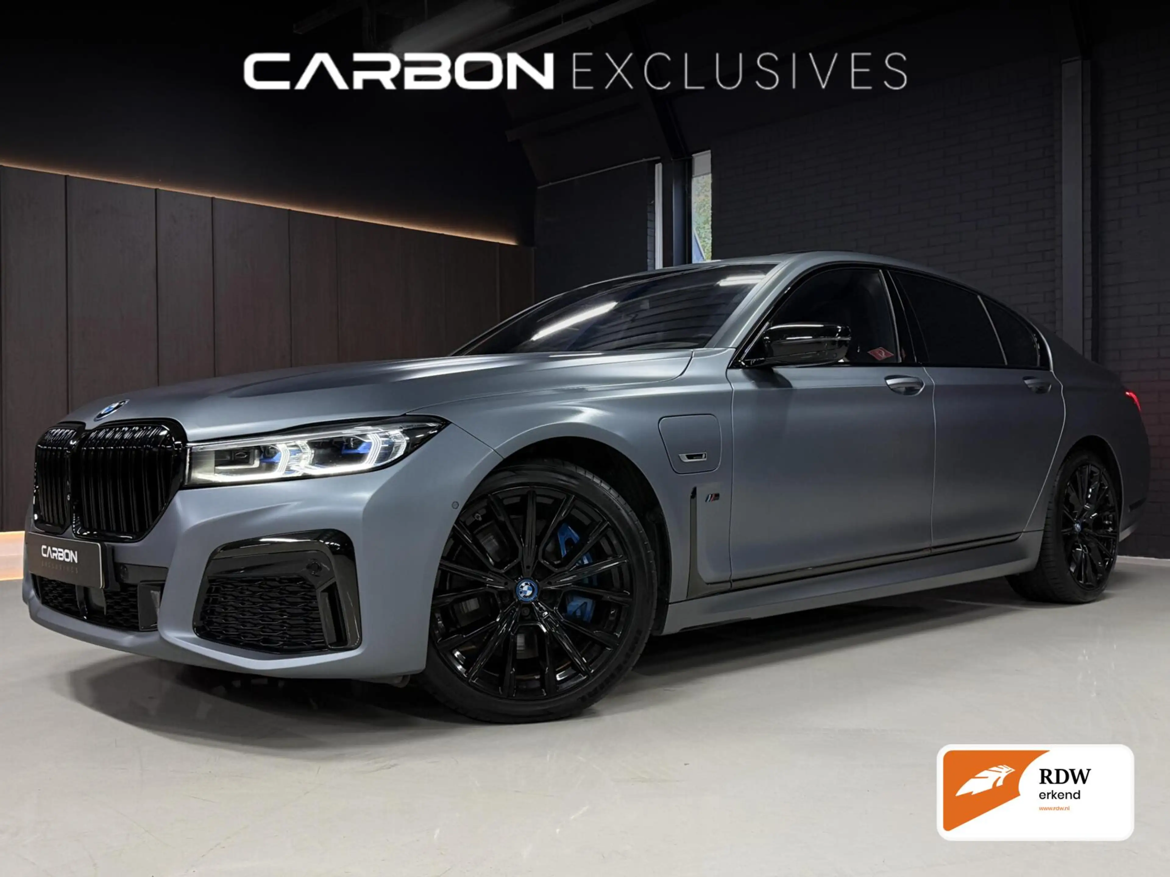 BMW 745 7-serie 745e|Pano|Softclose|B&W|HuD|Memory|360|Las