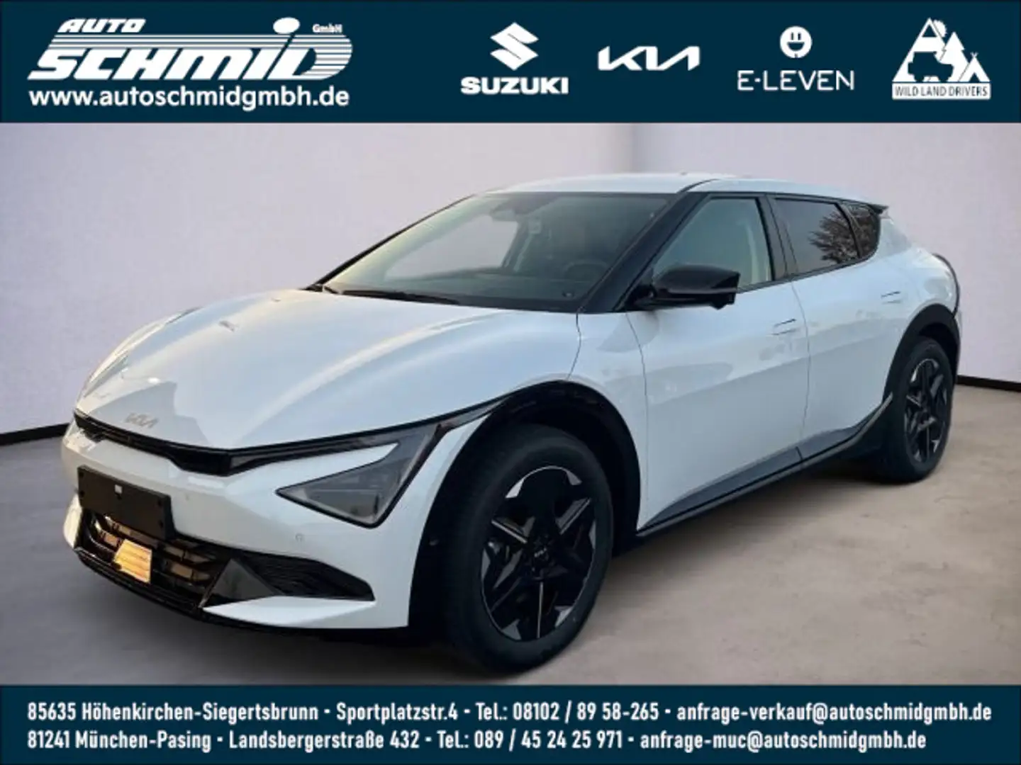 Kia EV6 NEUES MODELL EARTH 84 RWD WP CO AS SD DR Weiß - 1