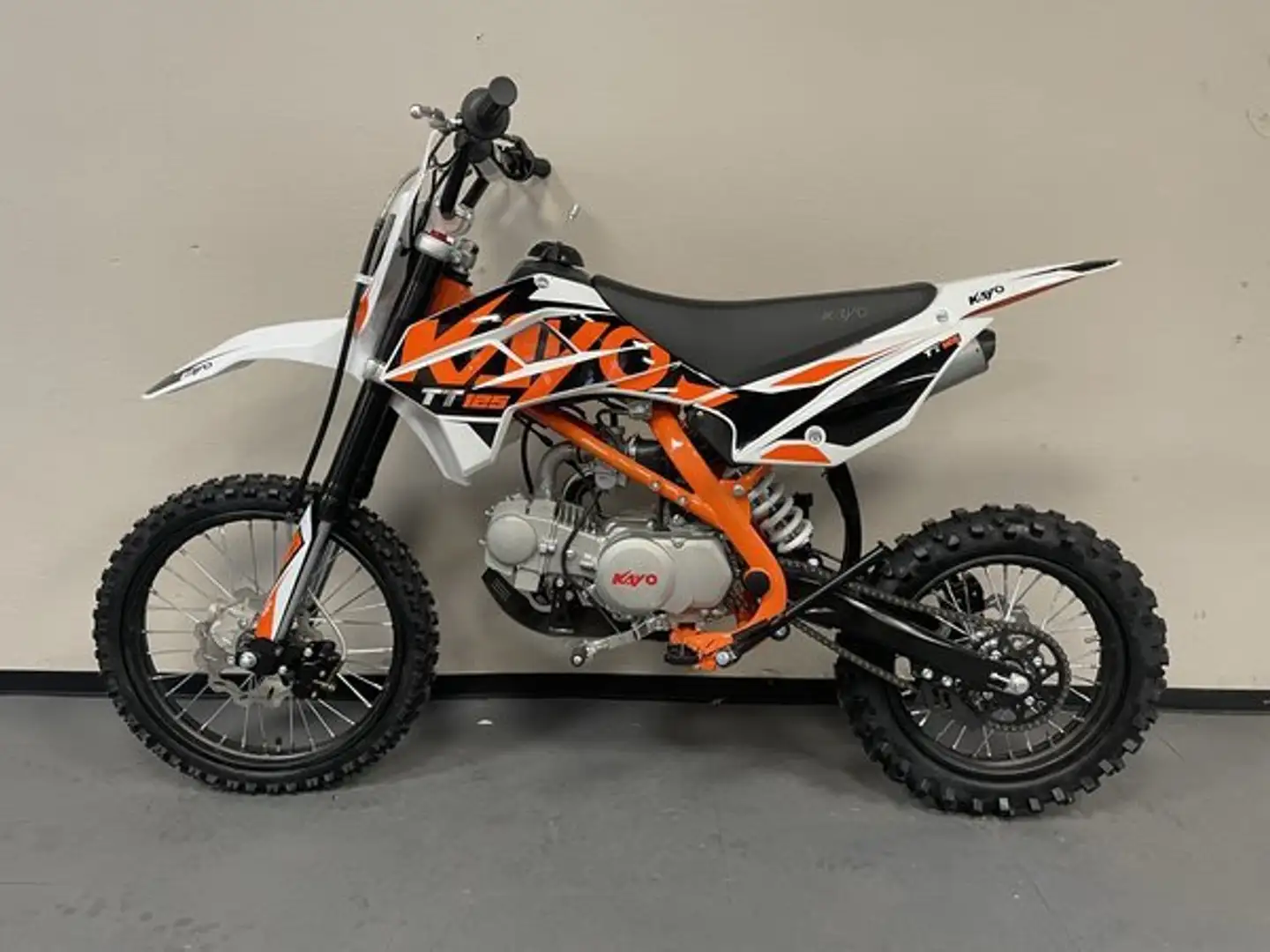 Kayo TT 125 ccm 4 Takt Jugendmotocross Orange - 1