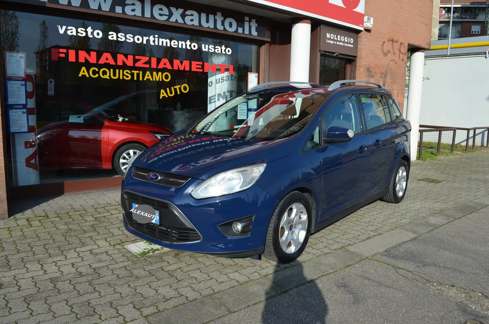 Ford C-Max C-Max7 1.0 ecoboost Titanium s&s 7POSTI 1Propr Blu/Azzurro - 2