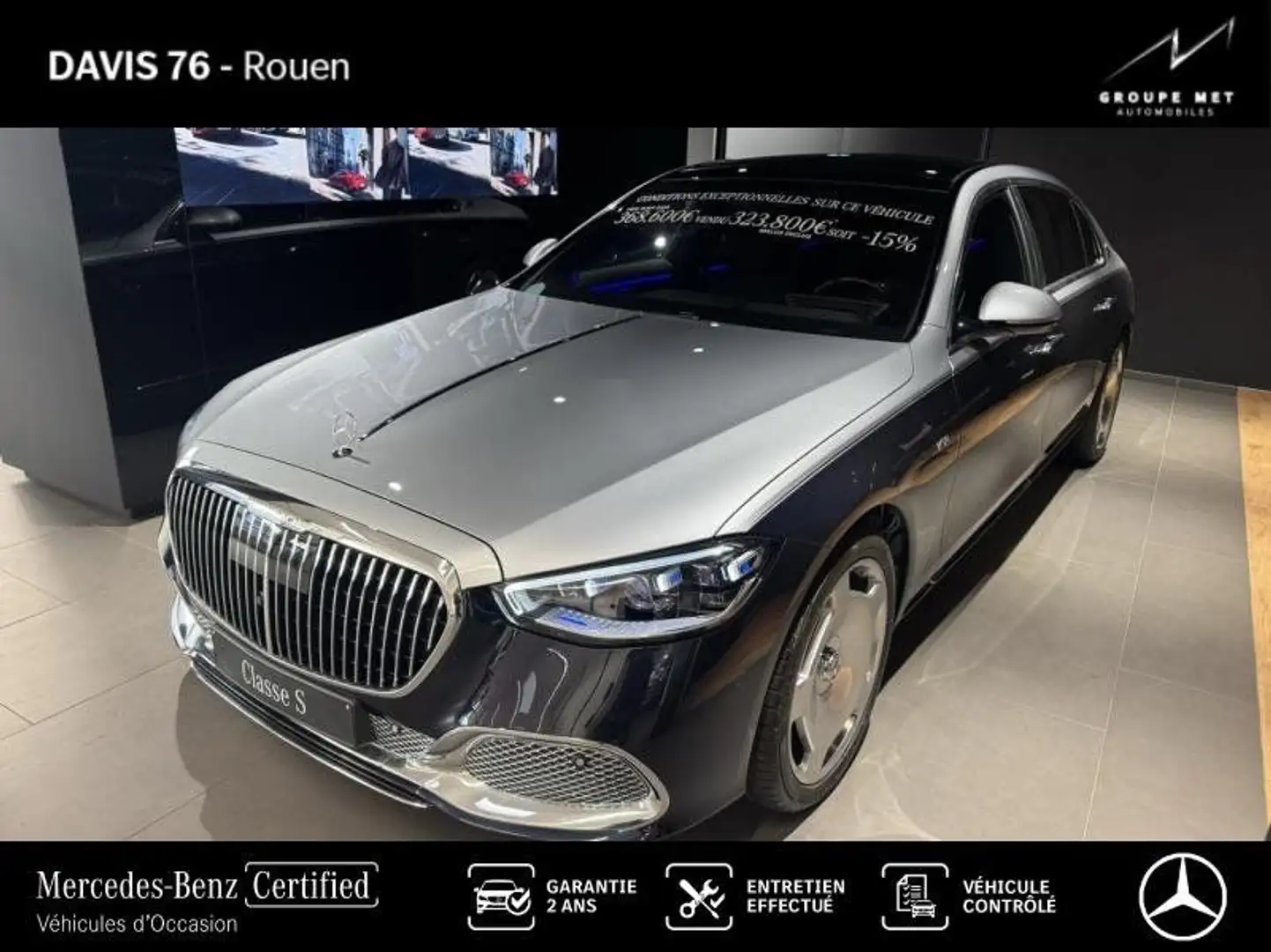 Mercedes-Benz S 680 680 612ch Maybach 4Matic 9G-Tronic Blau - 1