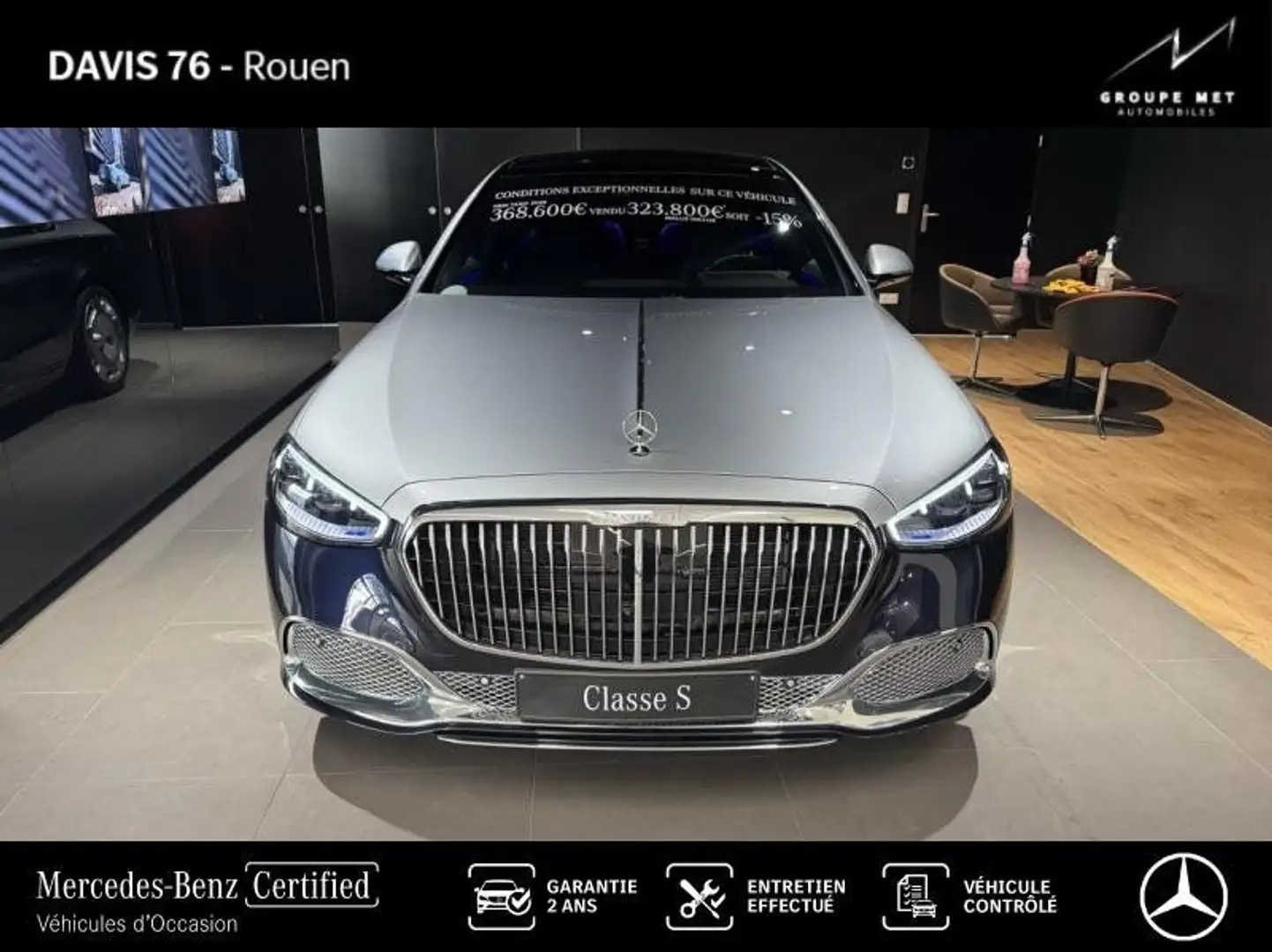 Mercedes-Benz S 680 680 612ch Maybach 4Matic 9G-Tronic Blau - 2