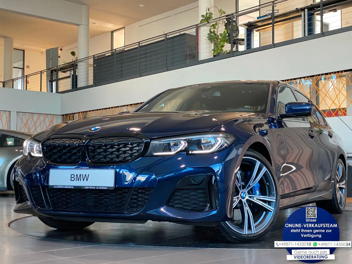 BMW 340 xDr CockpitProf Shadow Laser Leder HUD H&K Blue - 1