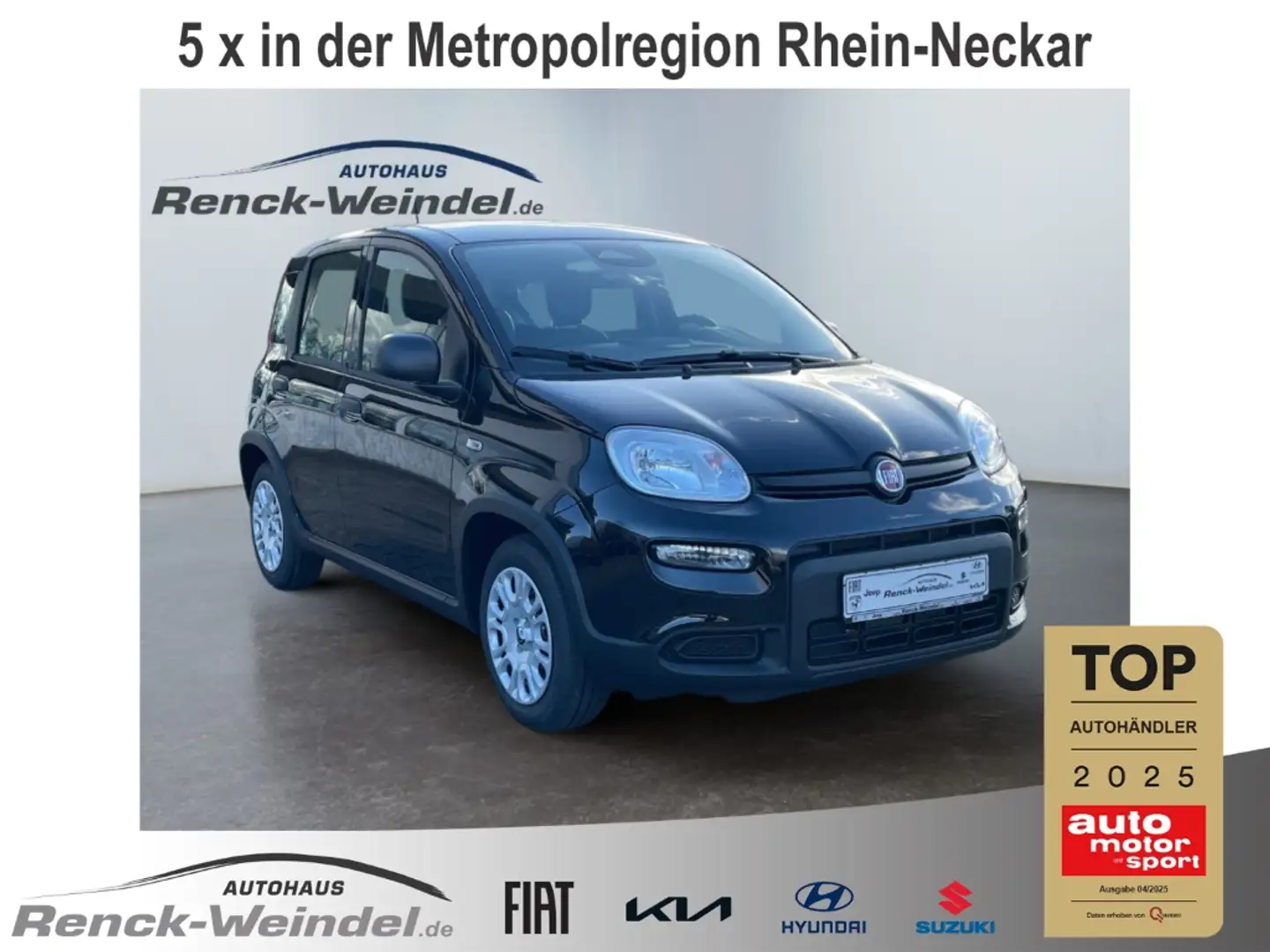 Fiat Panda Pandina Cross 1.0 GSE DAB Spurhalteass. Verkehrsze Schwarz - 1
