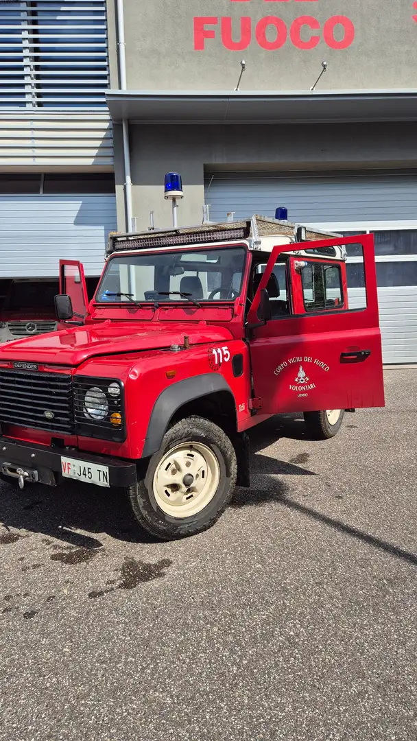 Land Rover Defender Defender 90 2.5 tdi Hard top Czerwony - 2