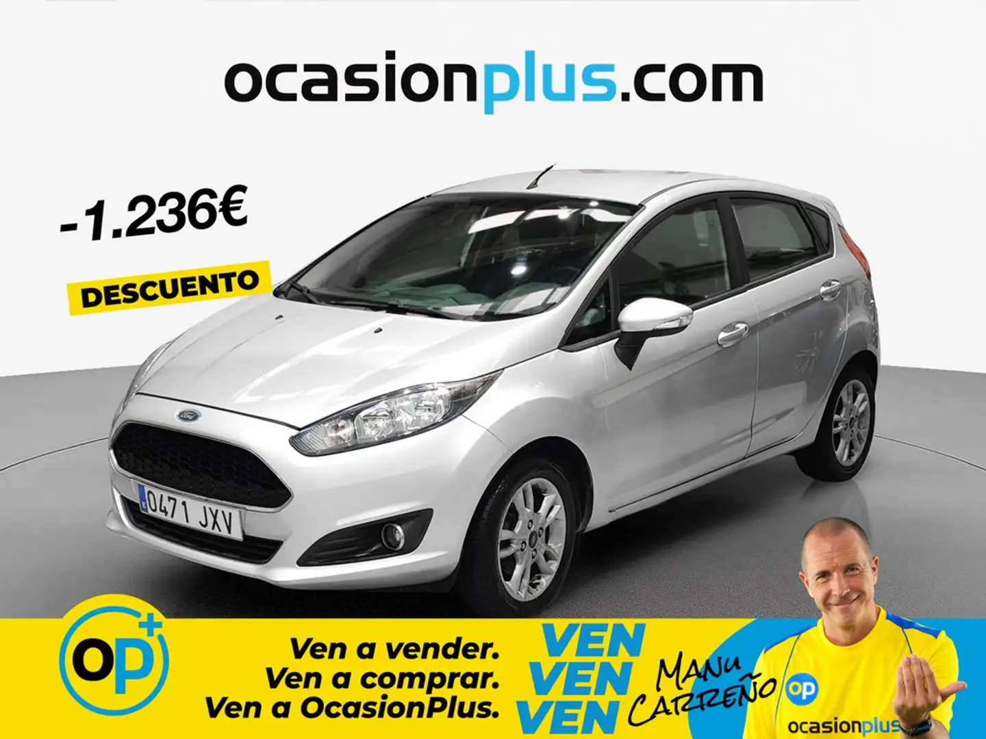 Ford Fiesta 1.5 TDCi Trend Gris - 1