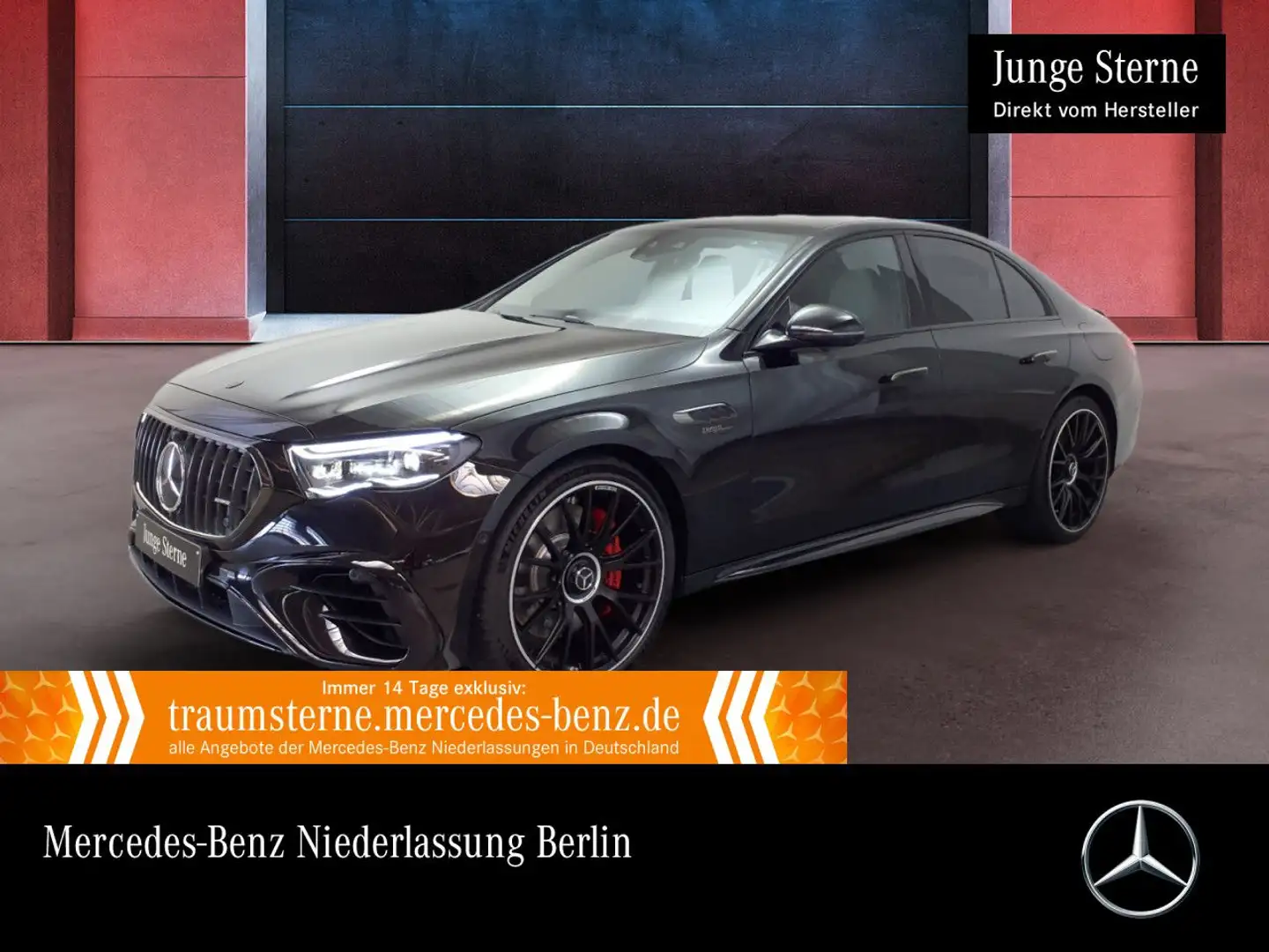 Mercedes-Benz E 53 AMG 4M Hybrid Driversp Fahrass 360° Pano PTS Schwarz - 1