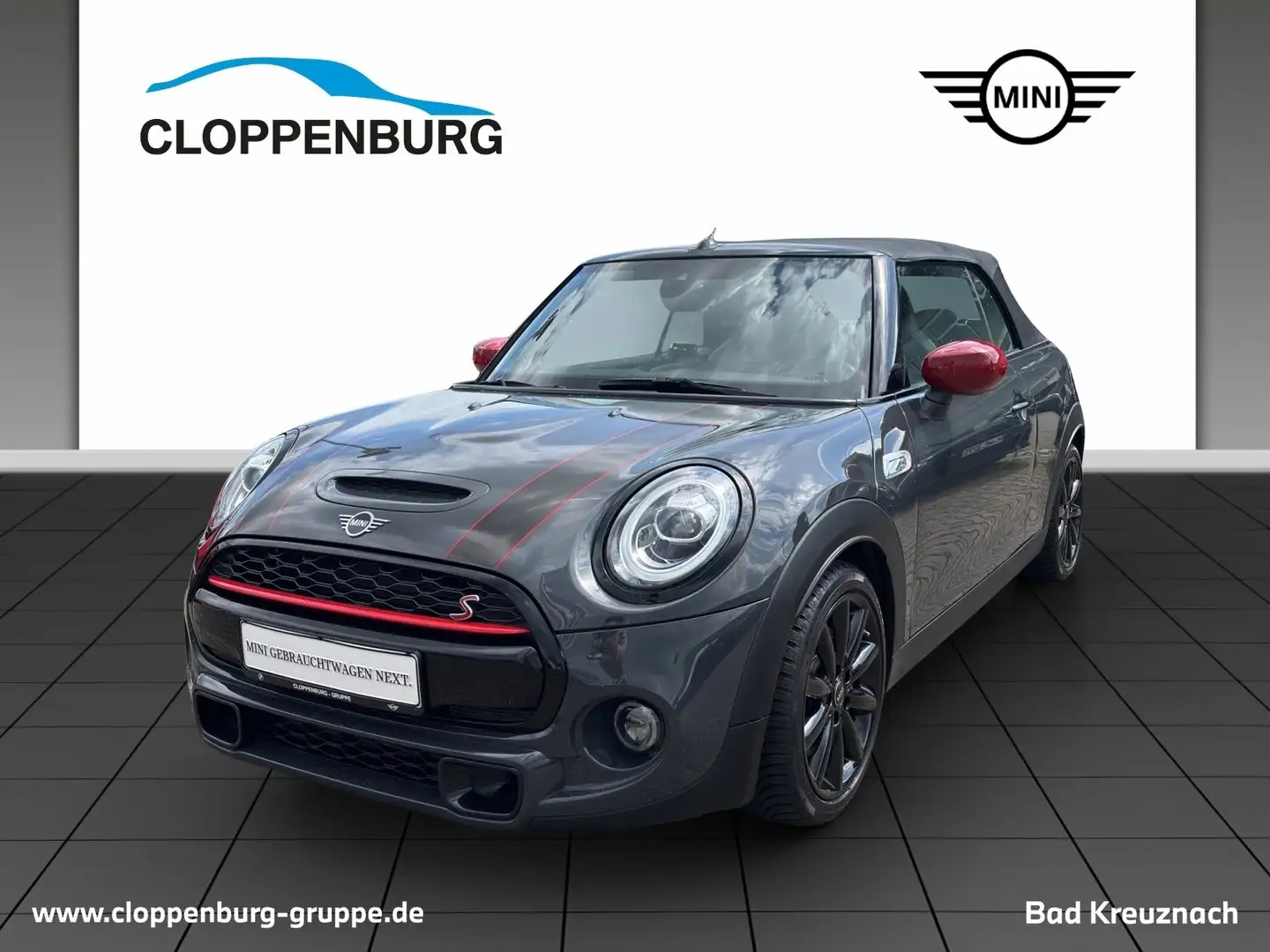 MINI Cooper S Cabrio Cooper S Navi+ACC+SHZ+KeyGO+Fernl.Ass+scheckh. Grijs - 1