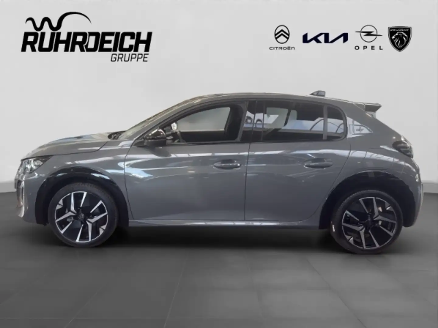 Peugeot 208 MILD-HYBRID 110 GT PANO CARPLAY 360° KAM NAVI Grau - 2