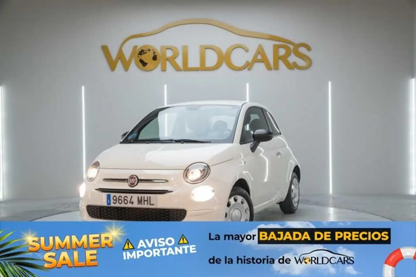 Fiat 500 Monotrim 1.0 Hybrid 51KW (70 CV) Blanco - 1