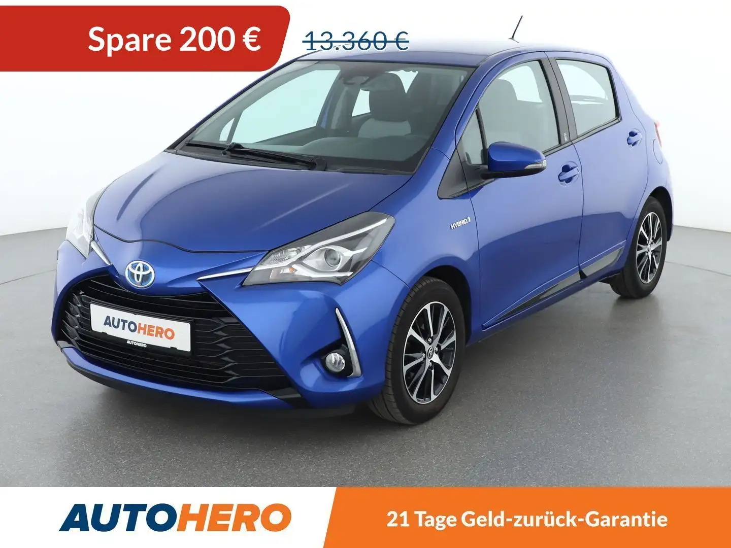 Toyota Yaris 1.5 Hybrid Team D Aut*CAM*KLIMA*GARANTIE* Blau - 1