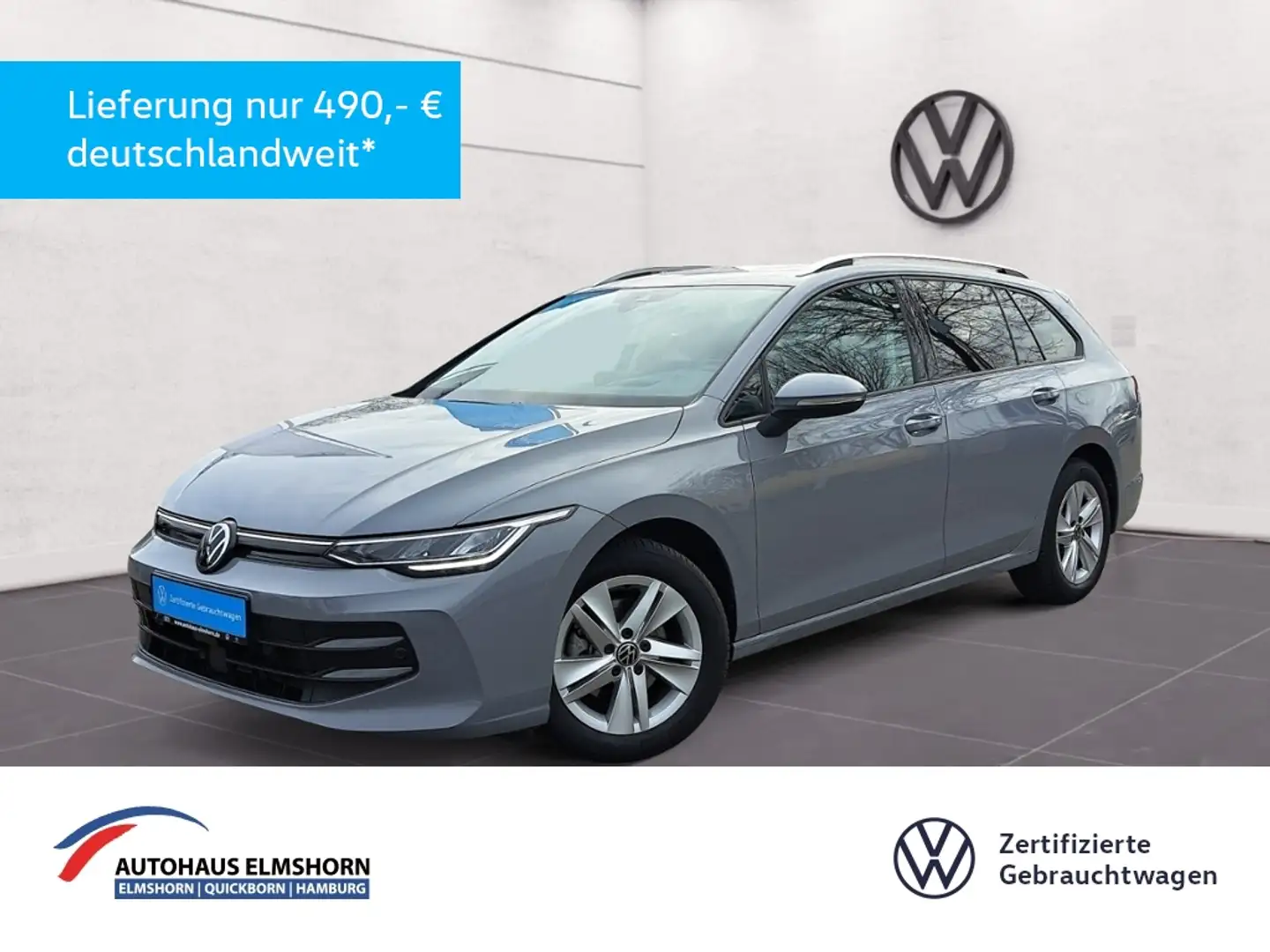 Volkswagen Golf Variant VIII Variant Life 1.5 eTSI DSG AHK NAV APP HEAD K Grau - 1