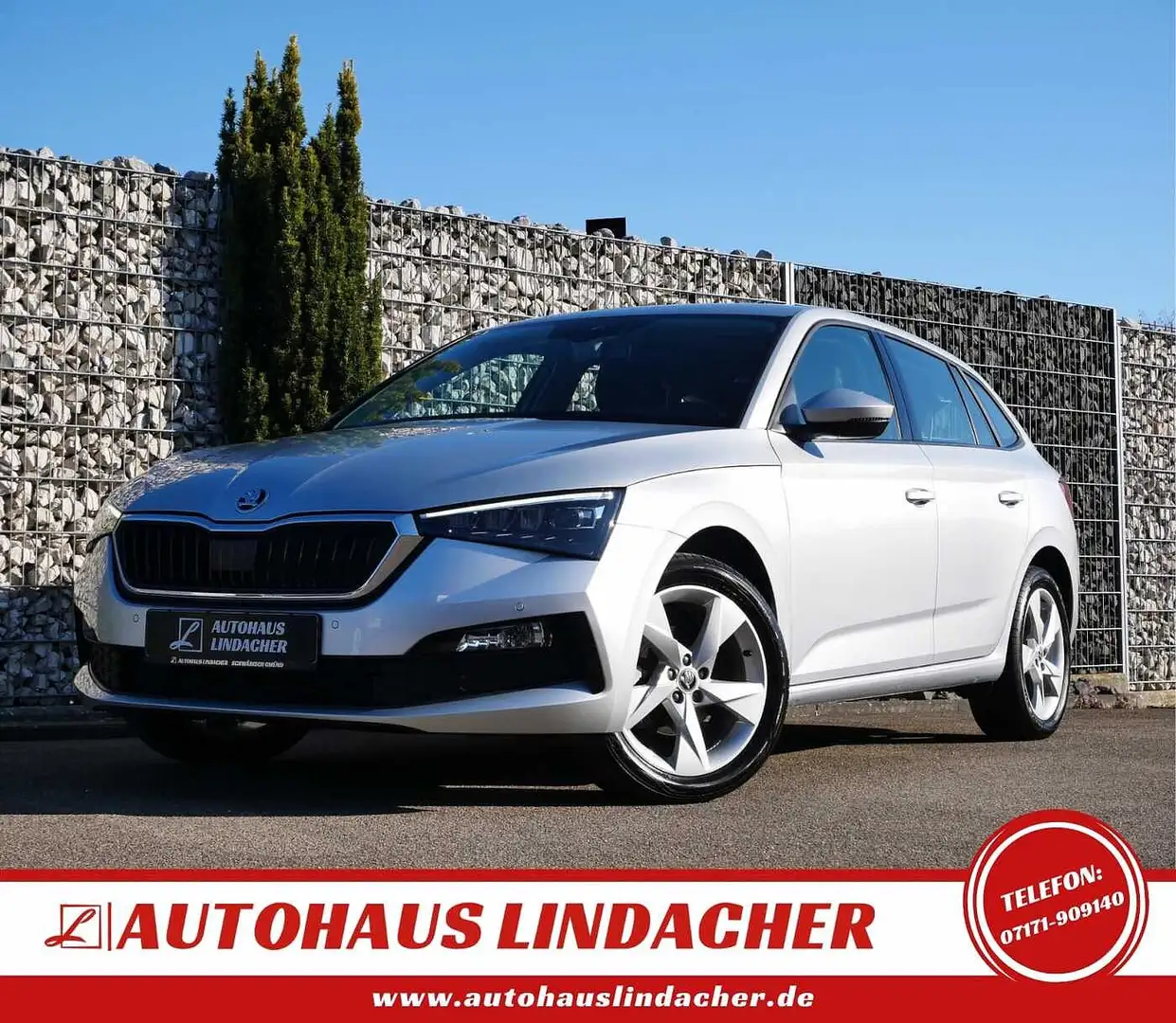 Skoda Scala 1.5 TSI DSG Style I LED Silber - 1