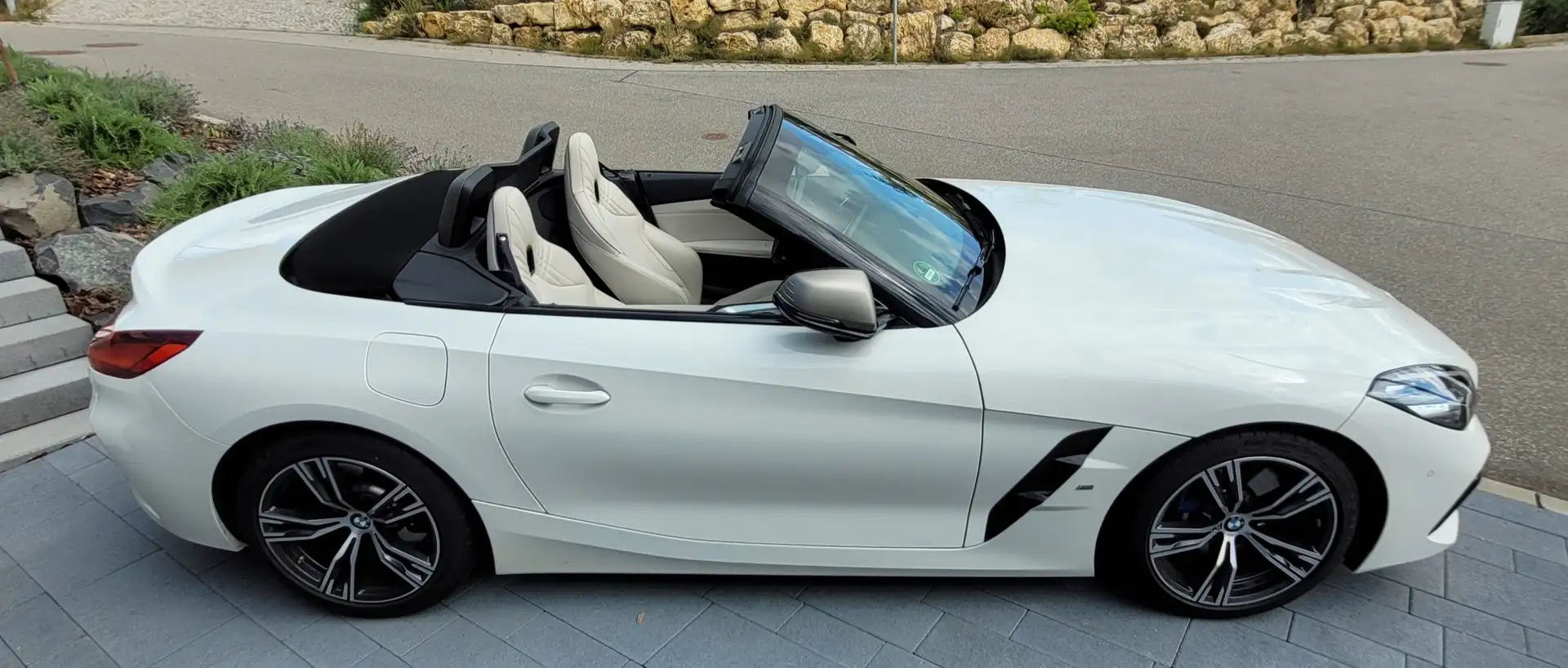 BMW Z4 M 40i Aut. / innen weiß Leder / Soundsystem Bianco - 1