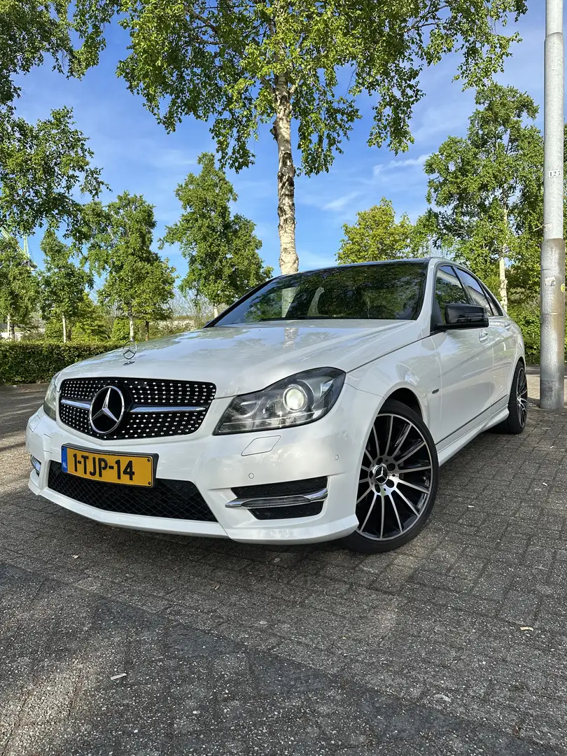 Mercedes-Benz C 180 Mercedes cklasse AMG pakket Aut 2014 wit Carplay Biały - 2