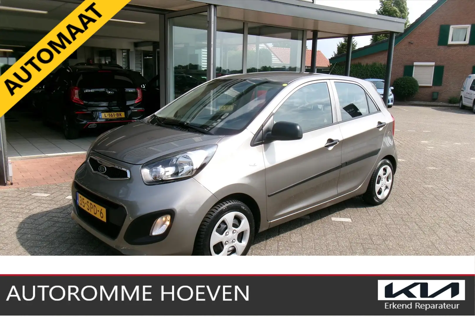Kia Picanto 1.2 AUTOMAAT 5Drs Comfort Airco Org. Ned. dealer o Gris - 1