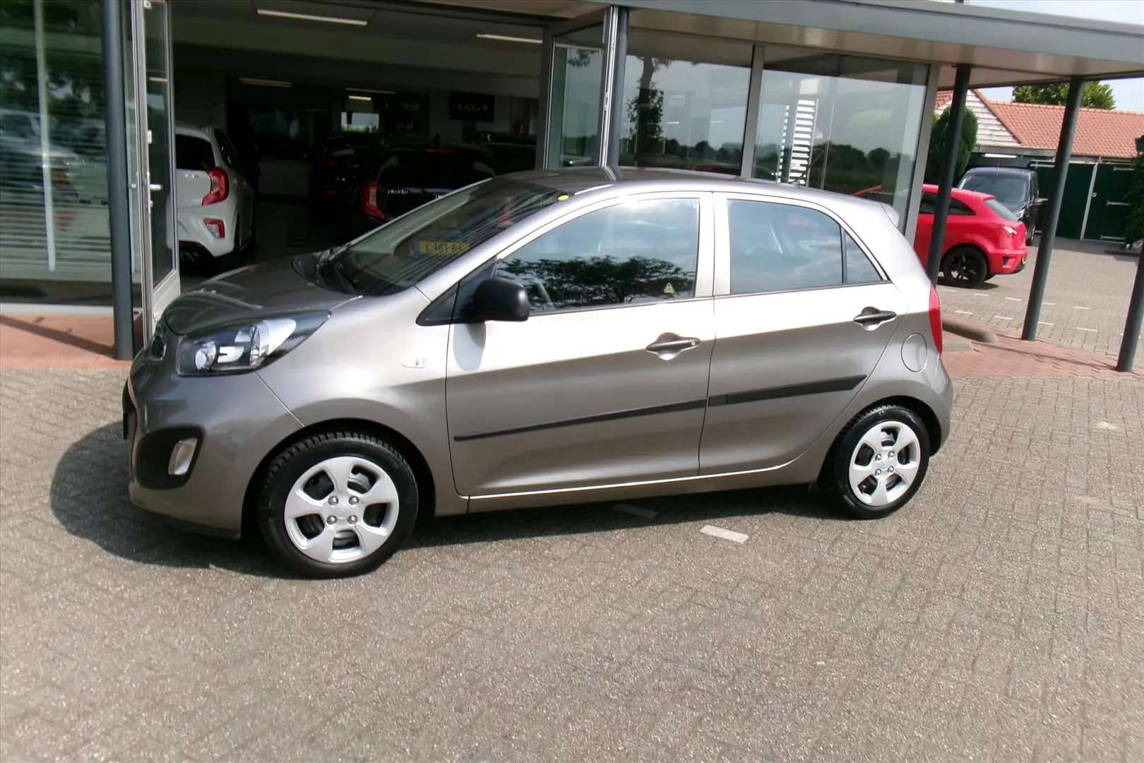 Kia Picanto 1.2 AUTOMAAT 5Drs Comfort Airco Org. Ned. dealer o Gris - 2