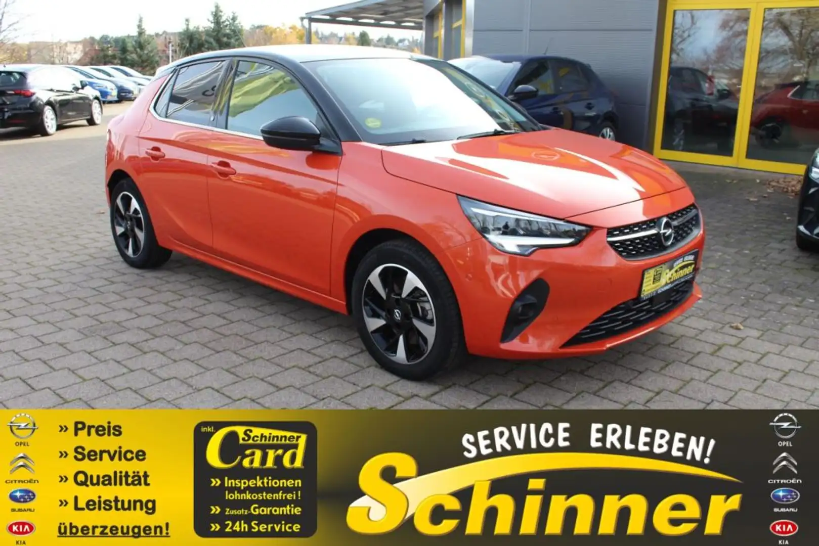 Opel Corsa-e Elegance Orange - 1