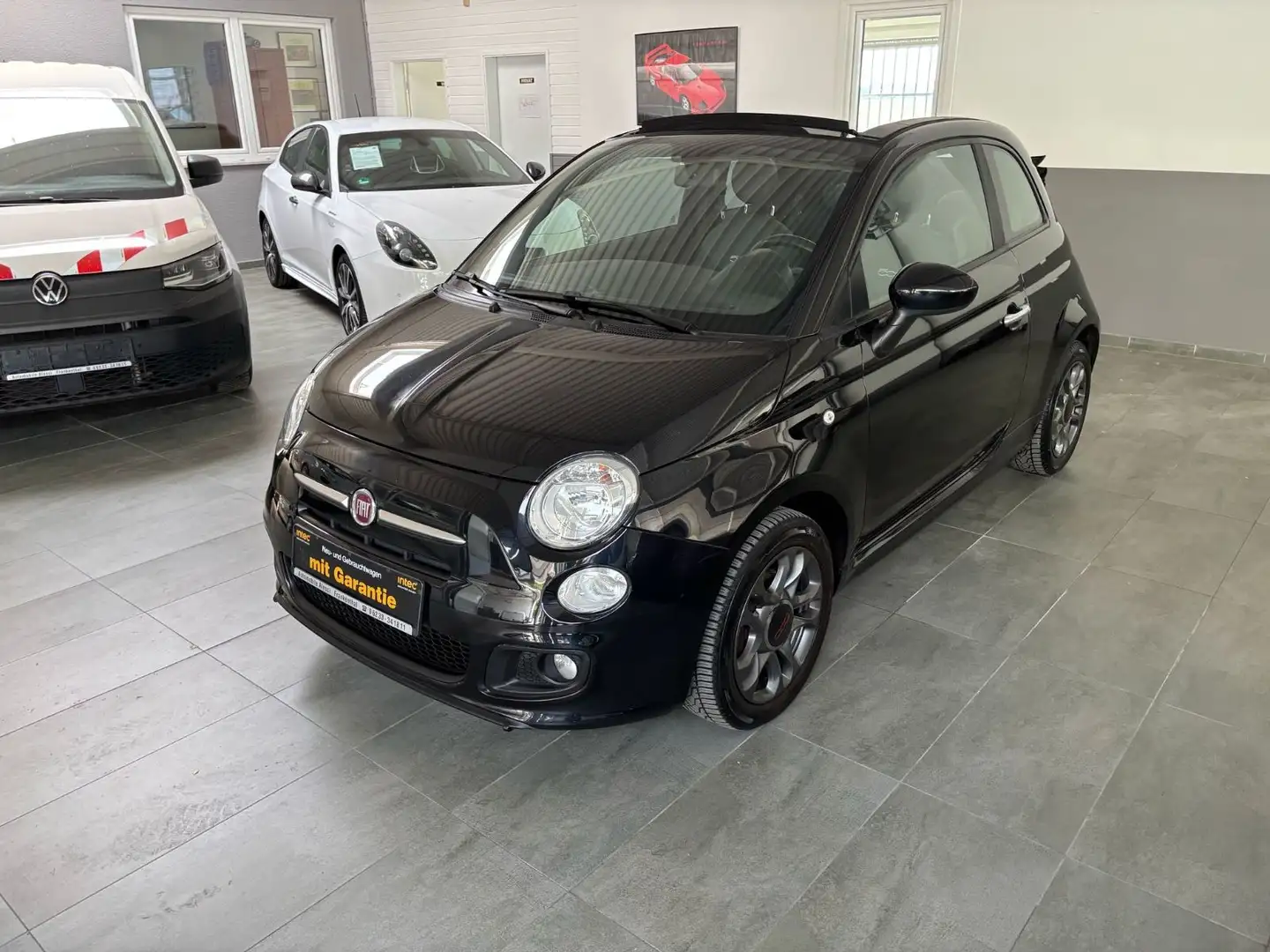 Fiat 500 Sport Schwarz - 1