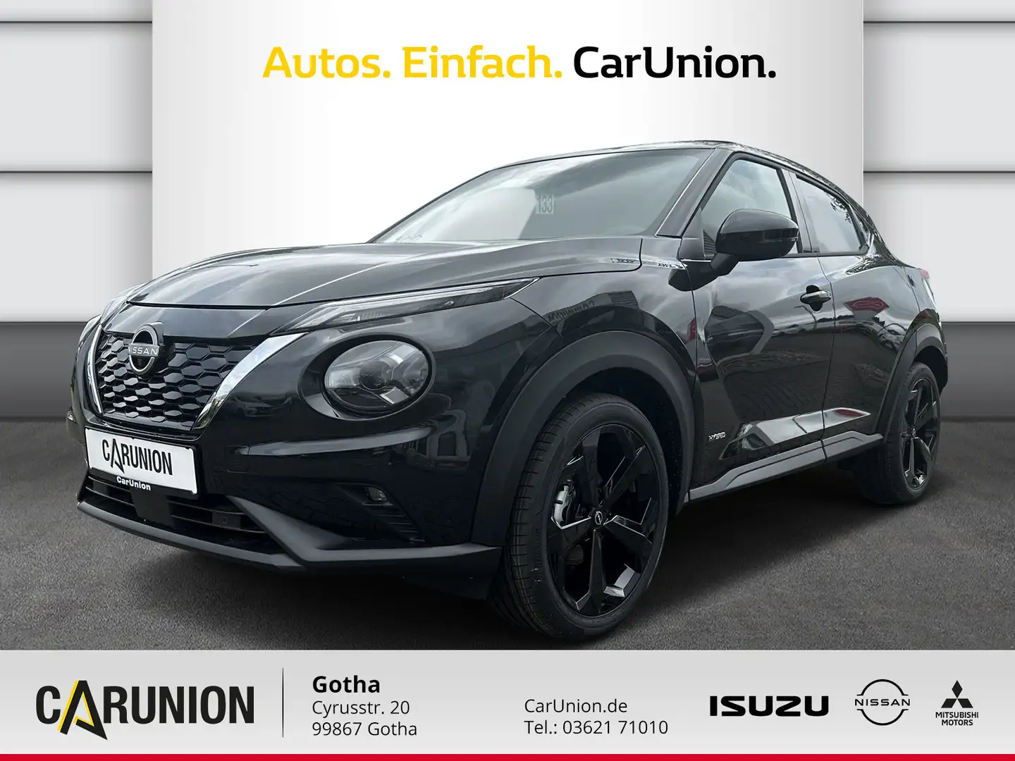 Nissan Juke 1.6 HYBRID 143 PS 4AMT TEKNA Zwart - 1