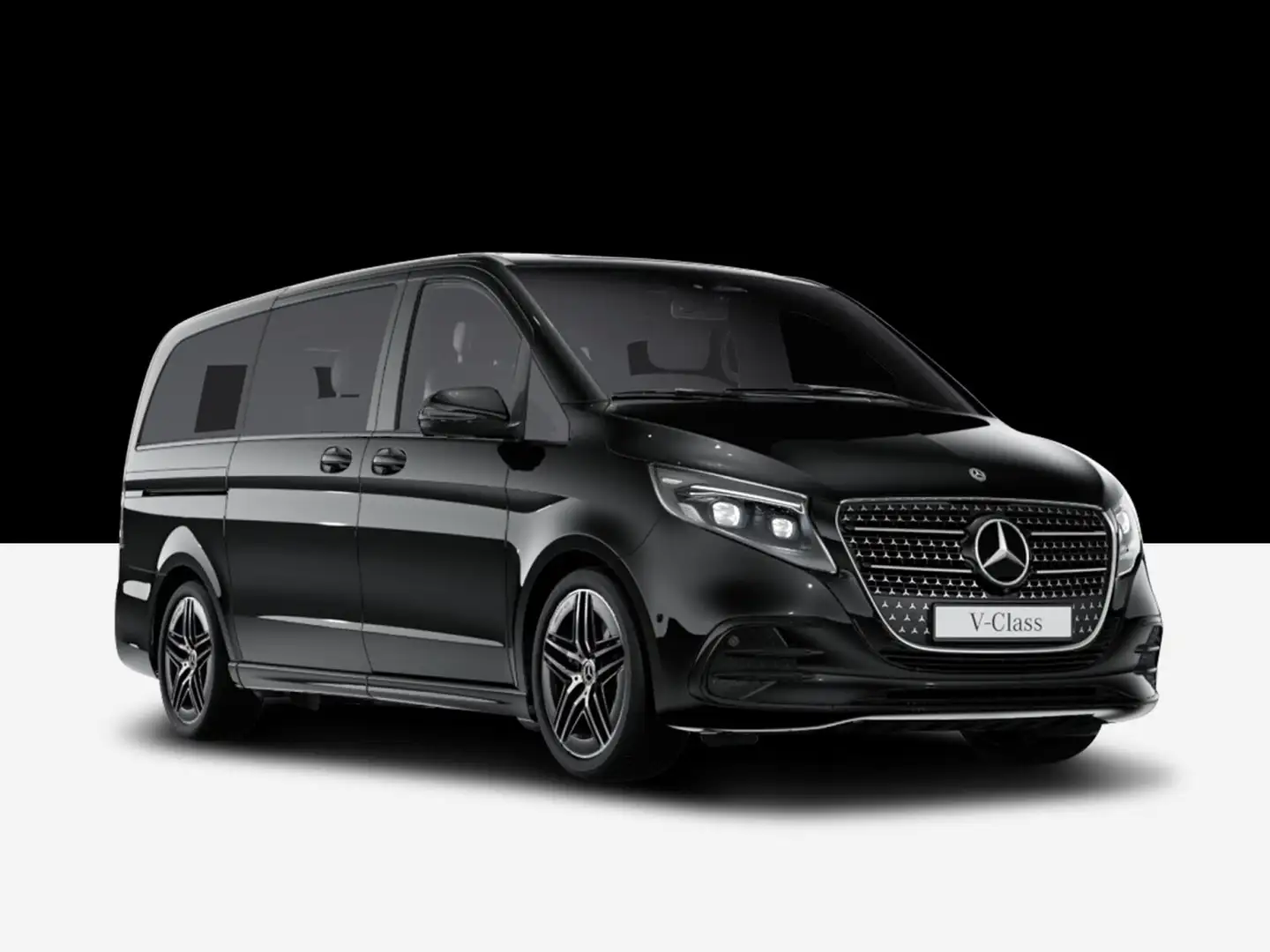 Mercedes-Benz V 300 V 300 d AVANTGARDE Lang  AMG Line/Basic/Navi/Klima Zwart - 1