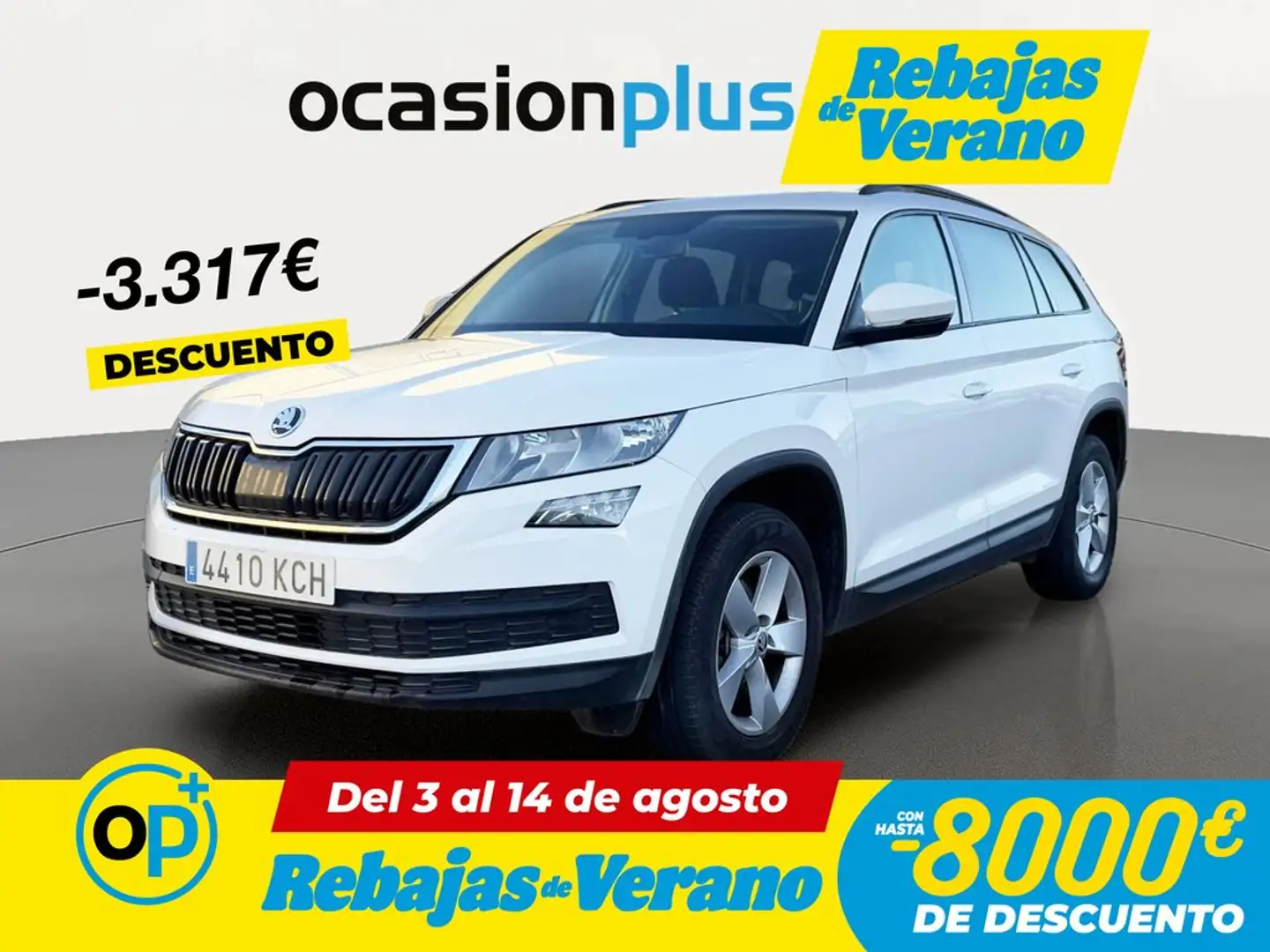 Skoda Kodiaq 2.0TDI AB tech Ambition 4x2 DSG 110kW Blanco - 1