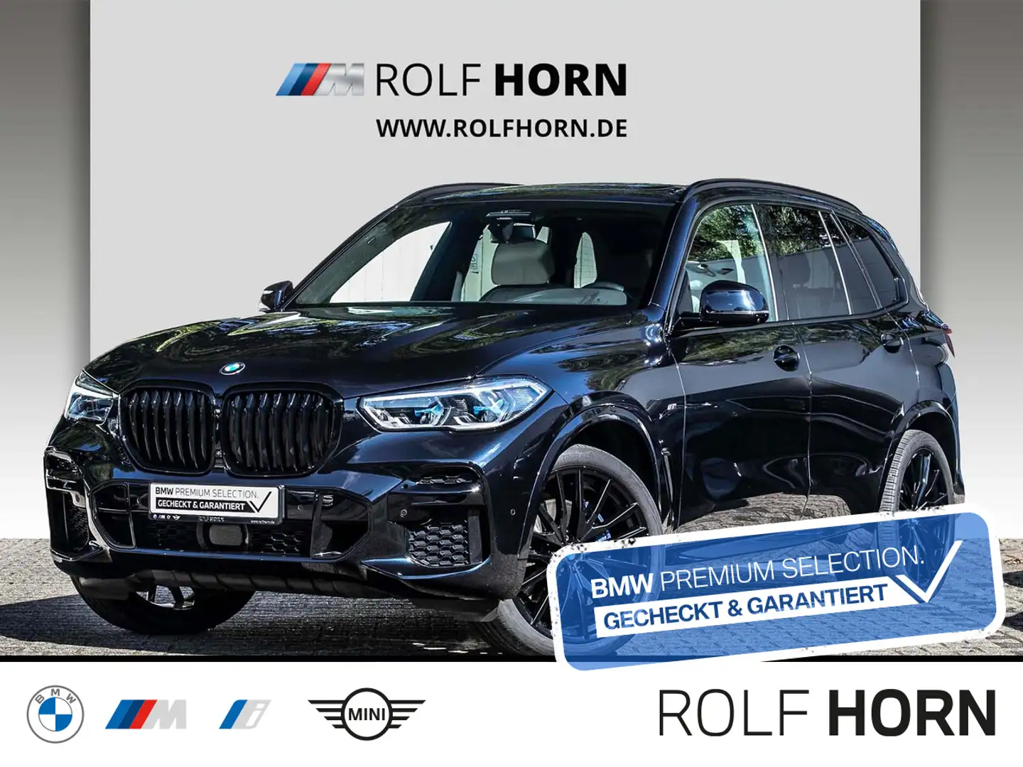 BMW X5 xDrive40i M Sportpaket RfKam. HeadUp h/k Pano Schwarz - 1