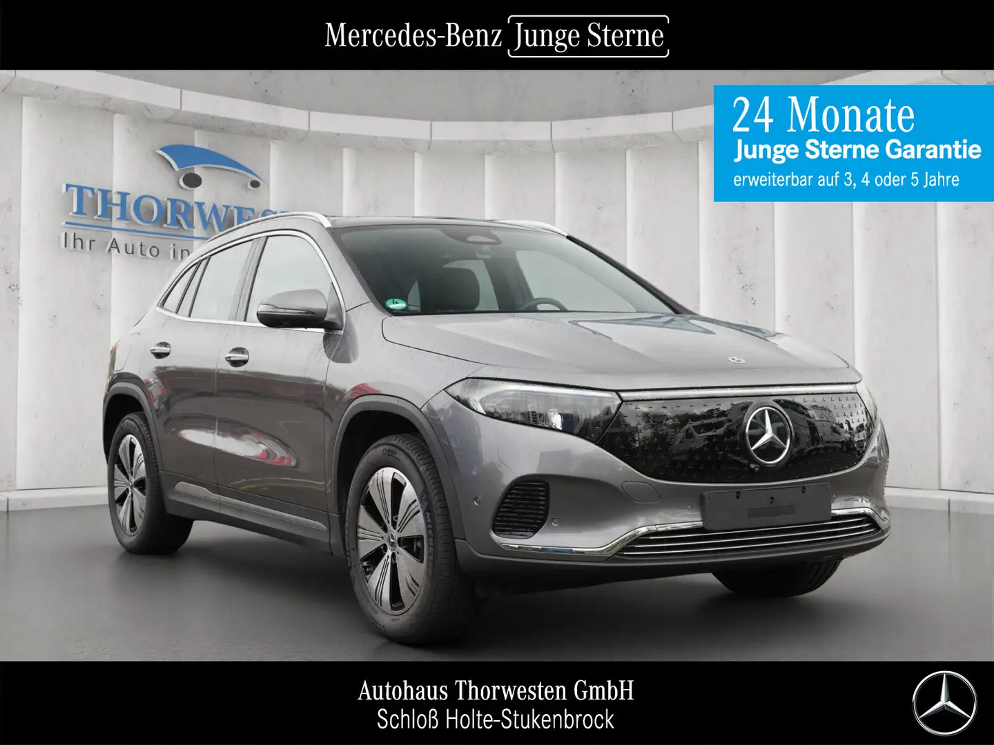 Mercedes-Benz EQA 300 EQA 300 4MATIC Progressive 360° Kamera Pano Grijs - 1