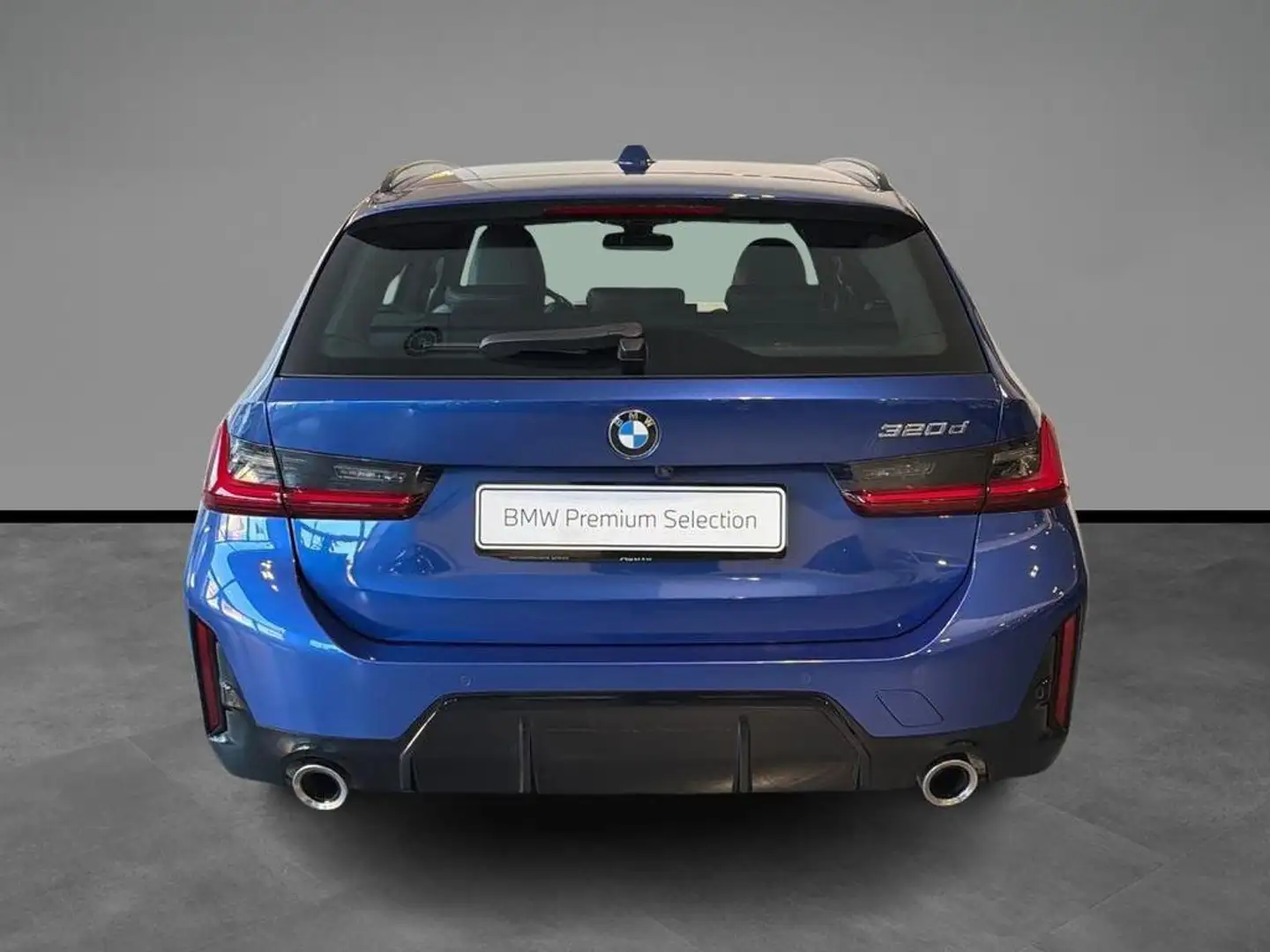 BMW 320 Serie 3 320d Touring mhev 48V Msport auto Bleu - 2